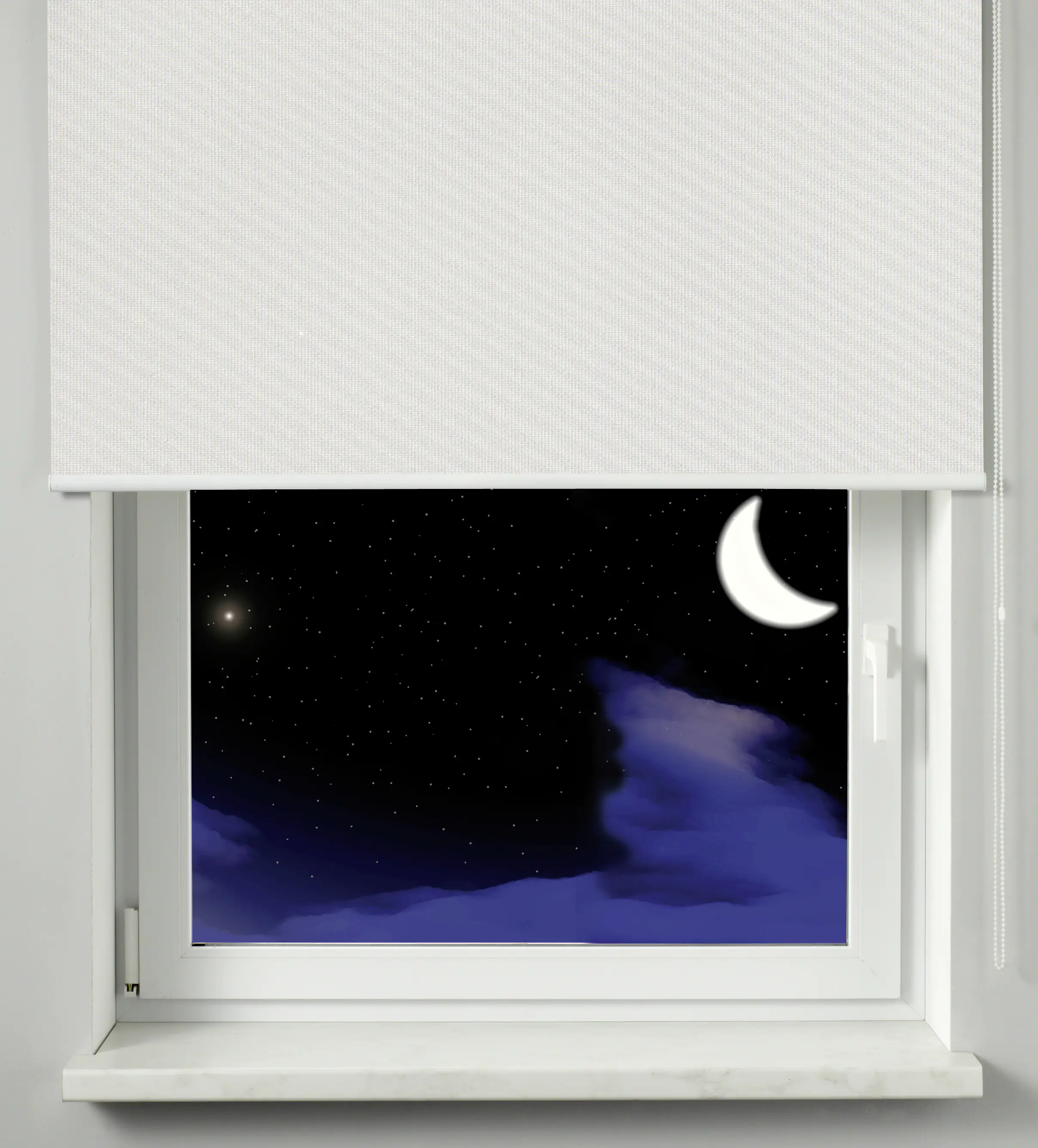 Gardinia Seitenzugrollo Thermo weiß 122 x 180 cm