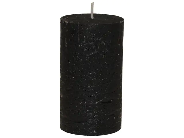 5999006562818 House of Rustic Kerze 9 cm Lack schwarz