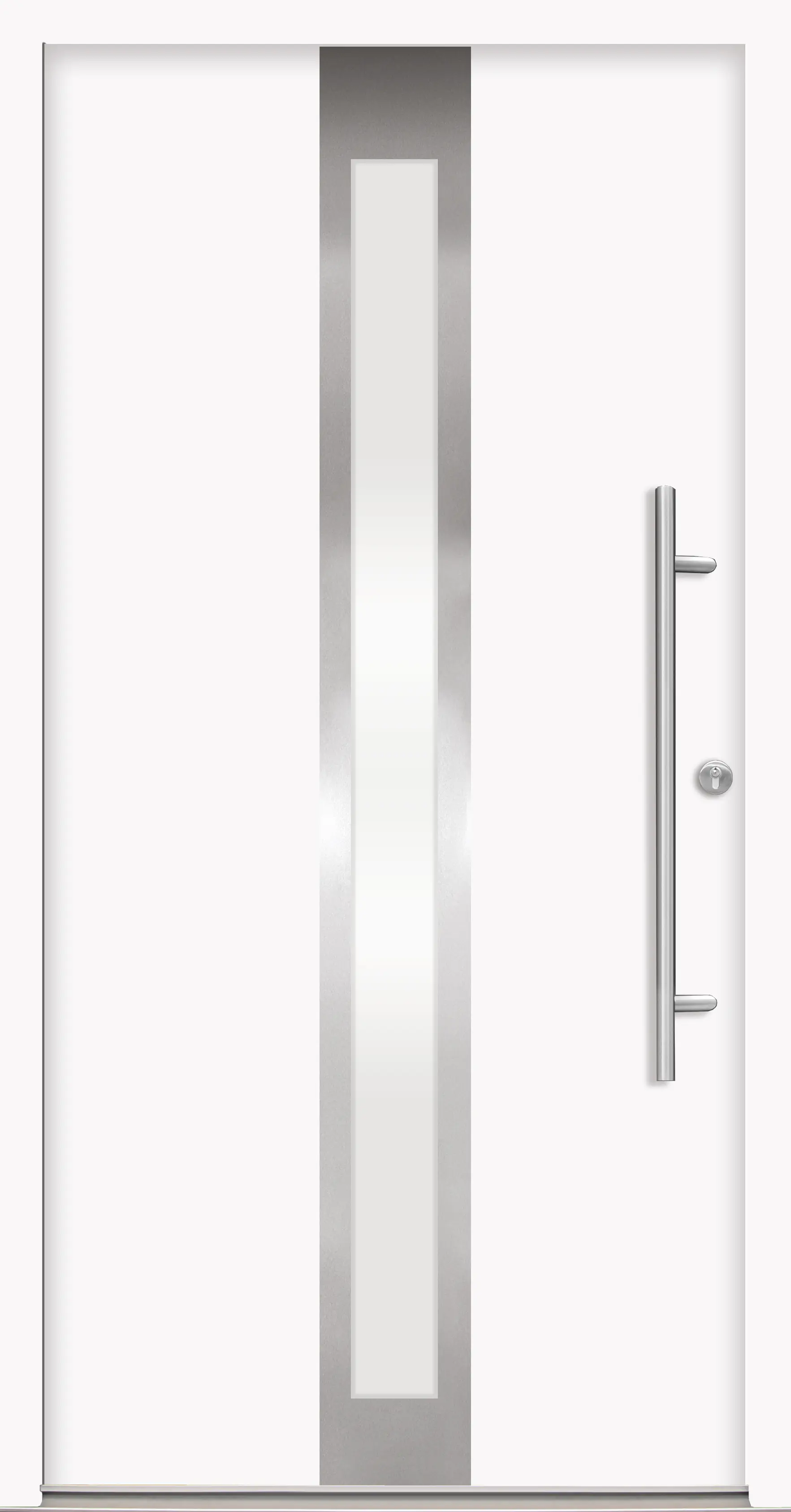 Splendoor Haustür Passivedoor Premium B01 Weiß DIN Rechts 100 x 210 cm