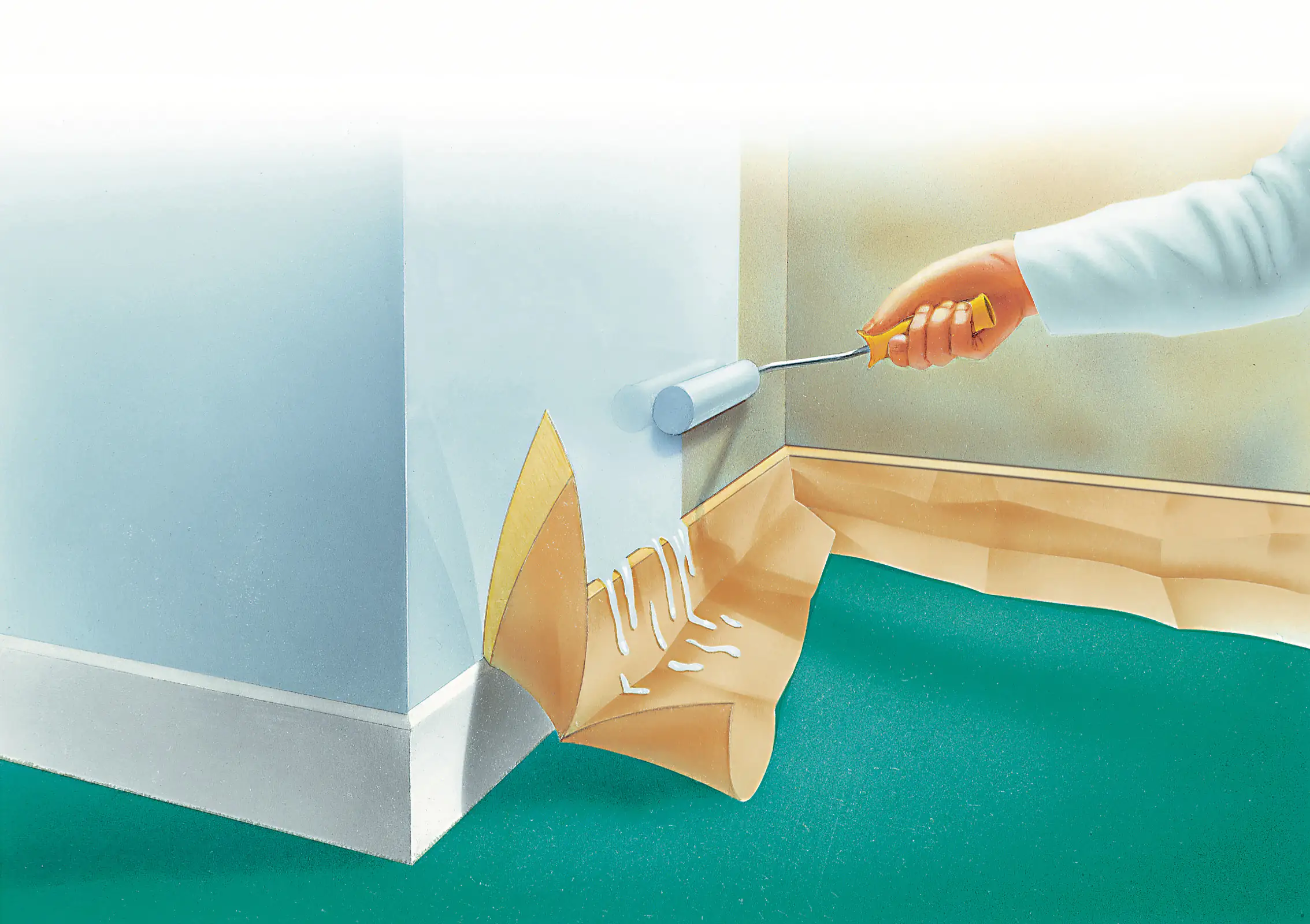 tesa Abdeckpapier Easy Cover Premium 25 m x 0,18 m