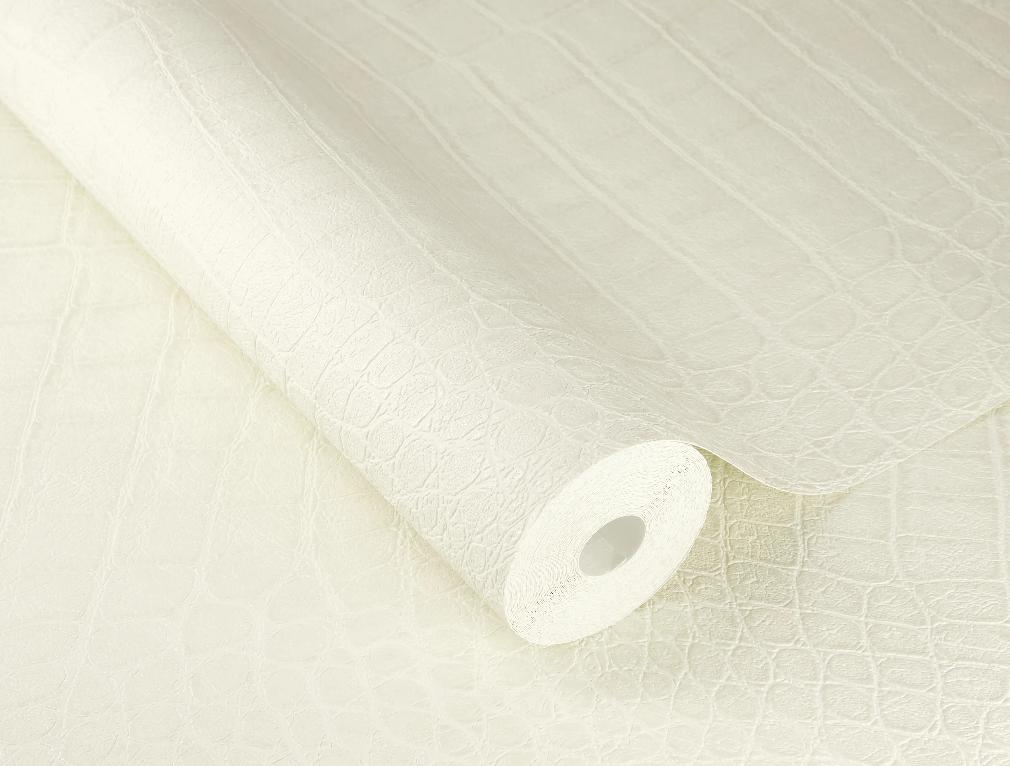 Rasch Vliestapete 751321 Weiß-Cremeweiß Muster & Motive 10,05 m x 0,53 m