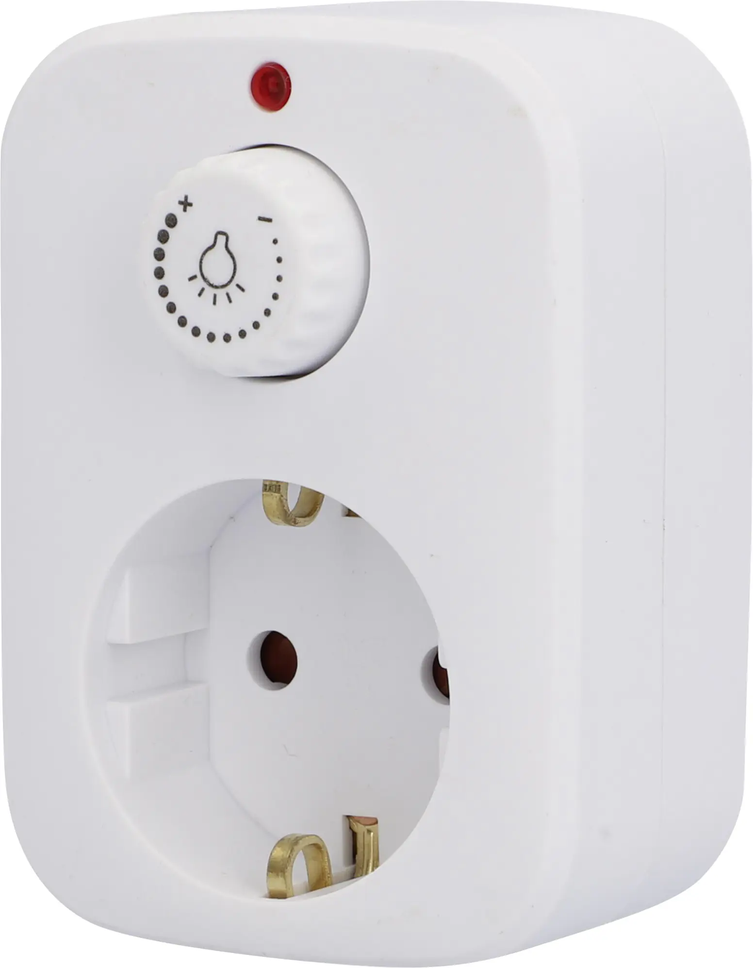 Zwischenstecker weiß mit Dimmer