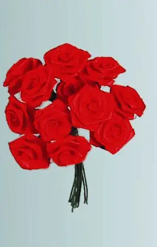 Glorex Diorröschen rot