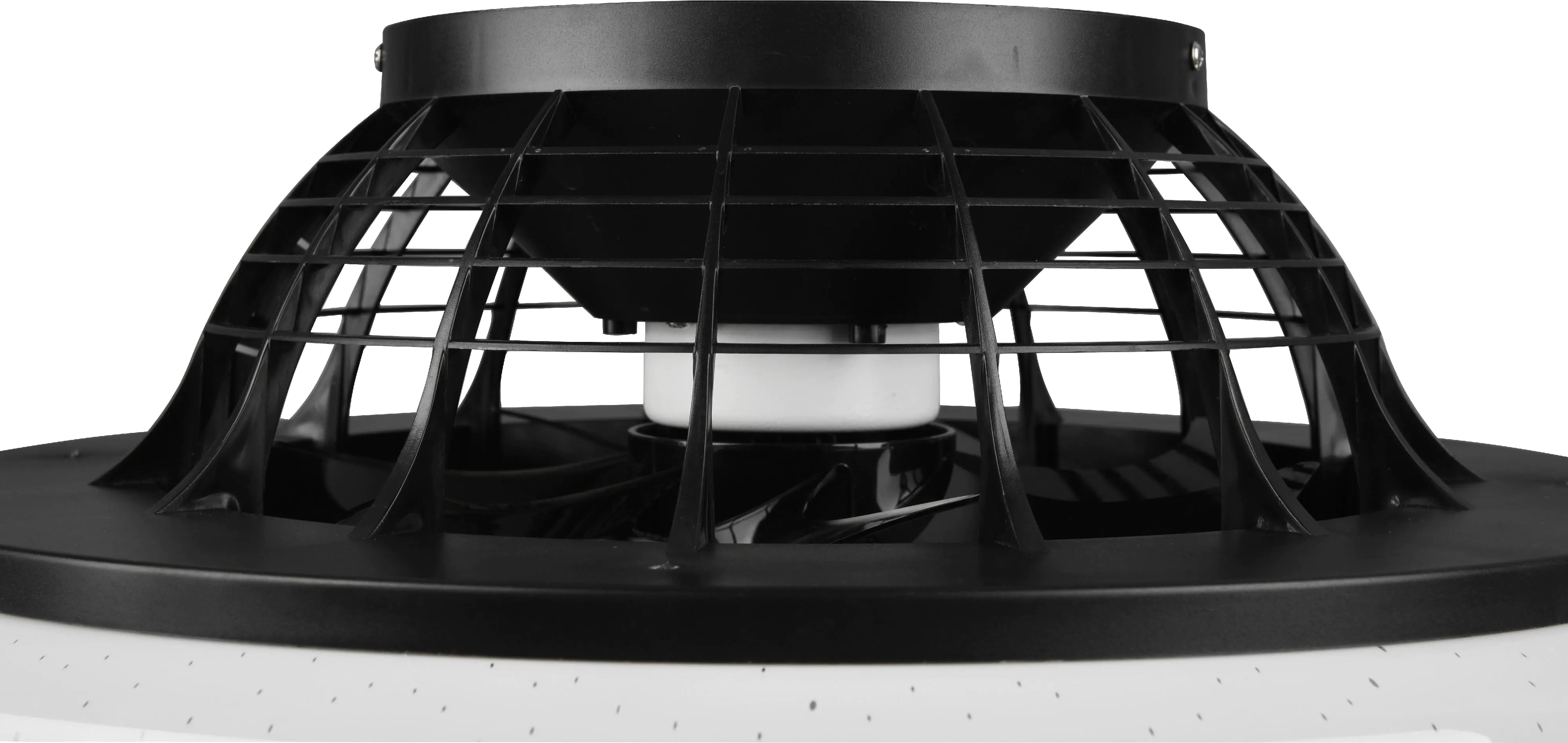 Reality LED Deckenleuchte Stralsund mit Ventilator weiß-schwarz Ø 50 cm Reality LED Deckenleuchte Stralsund mit Ventilator weiß-schwarz Ø 50 cm
