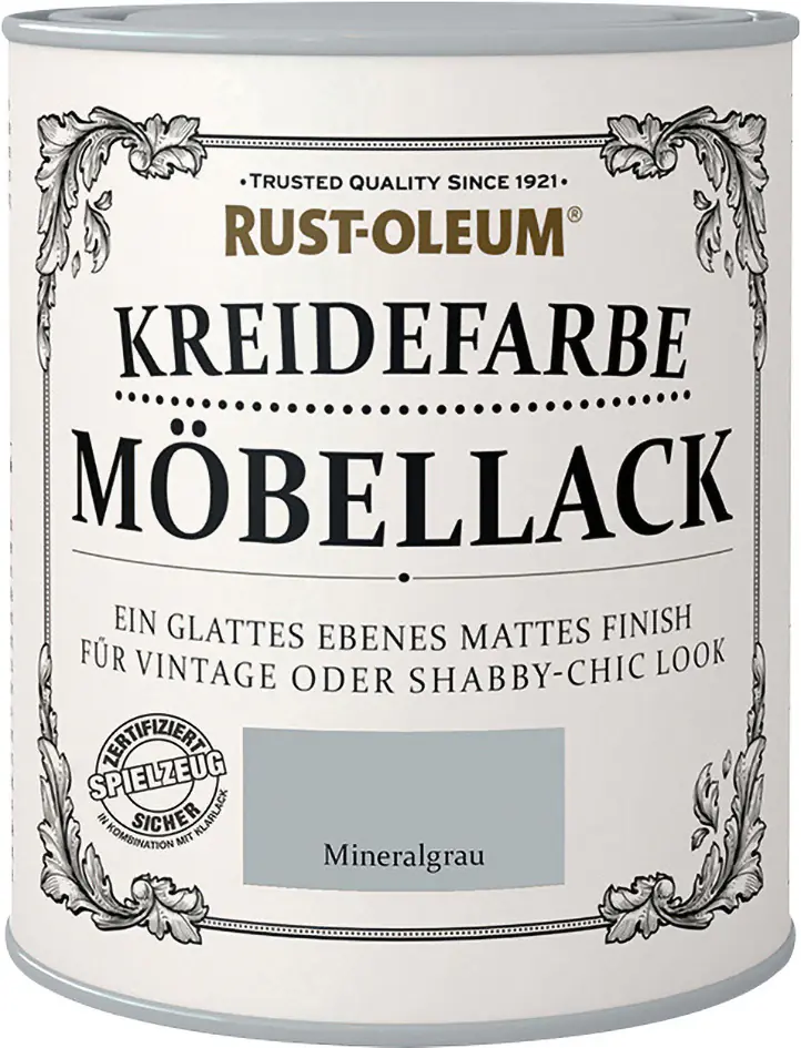 Rust-Oleum Kreidefarbe Möbellack 750 ml mineralgrau