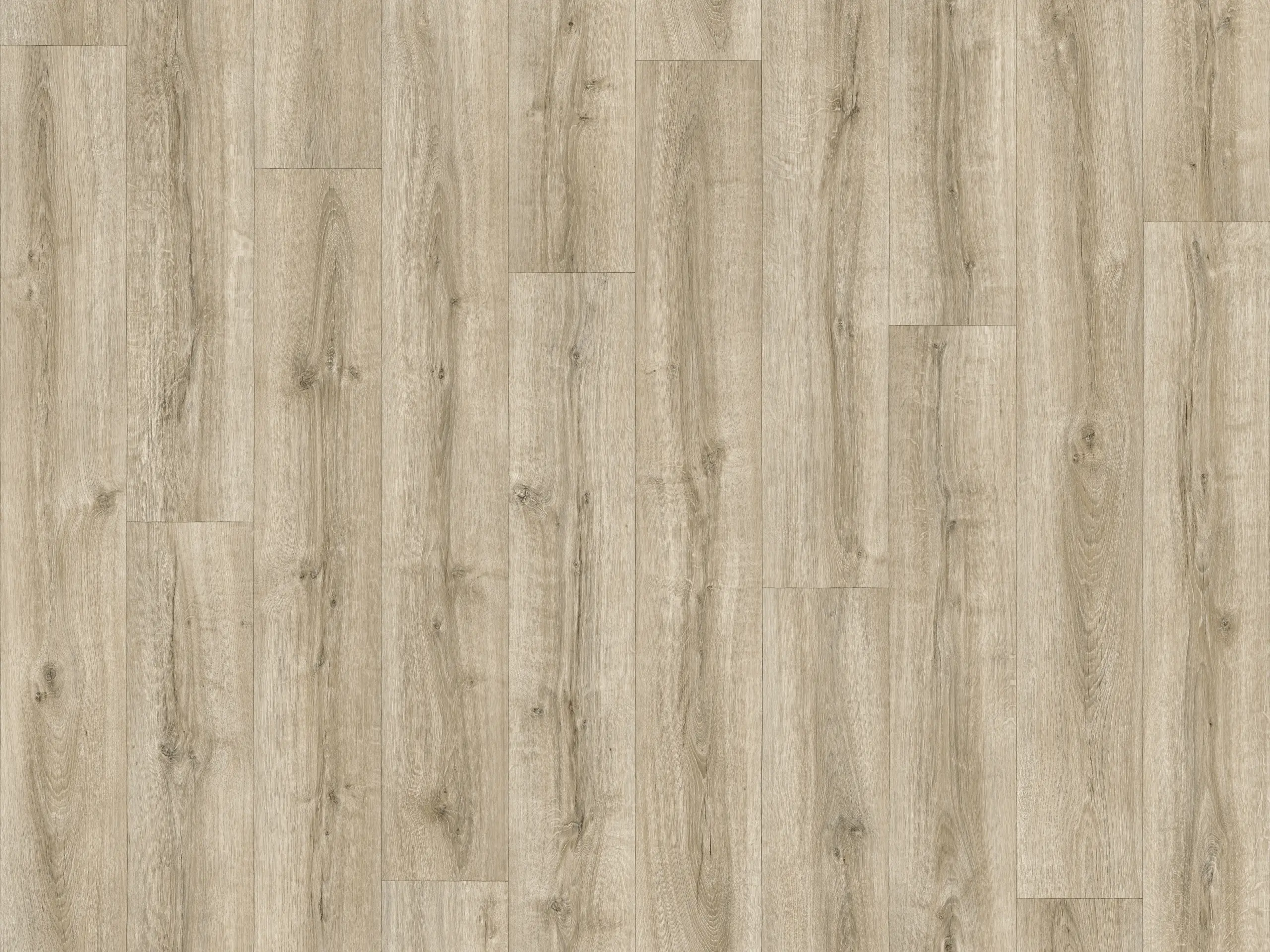 Bodenbelag Vinyl 2 m Dielenoptik beige/braun