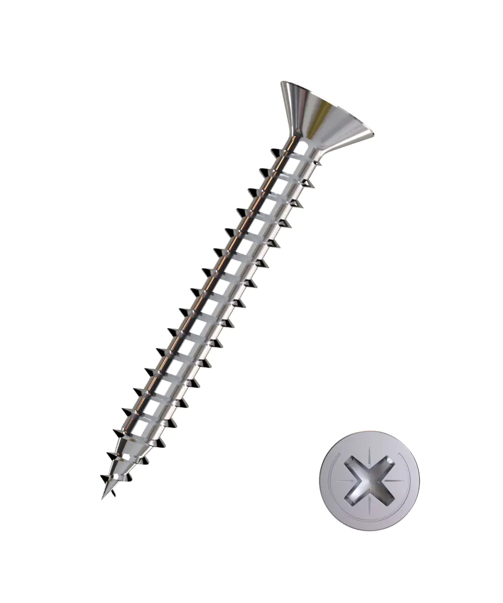 Connex Universalschrauben 3.0 x 16 mm PZ 1 Senkkopf - 50 Stk.