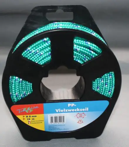 TrendLine Mehrzweckseil Ø 8 mm x 10 m grün