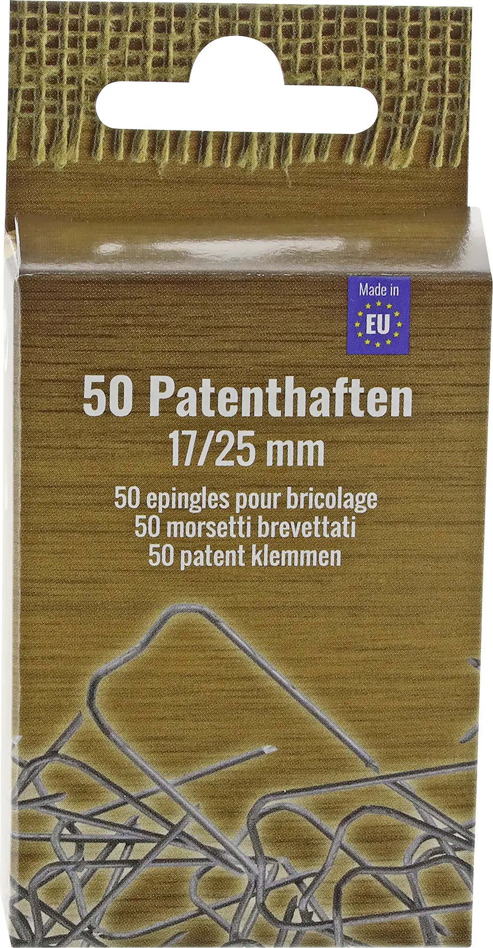 Patenthaften zum Befestigen von Floristikarbeiten 17/25 mm 50 Stück