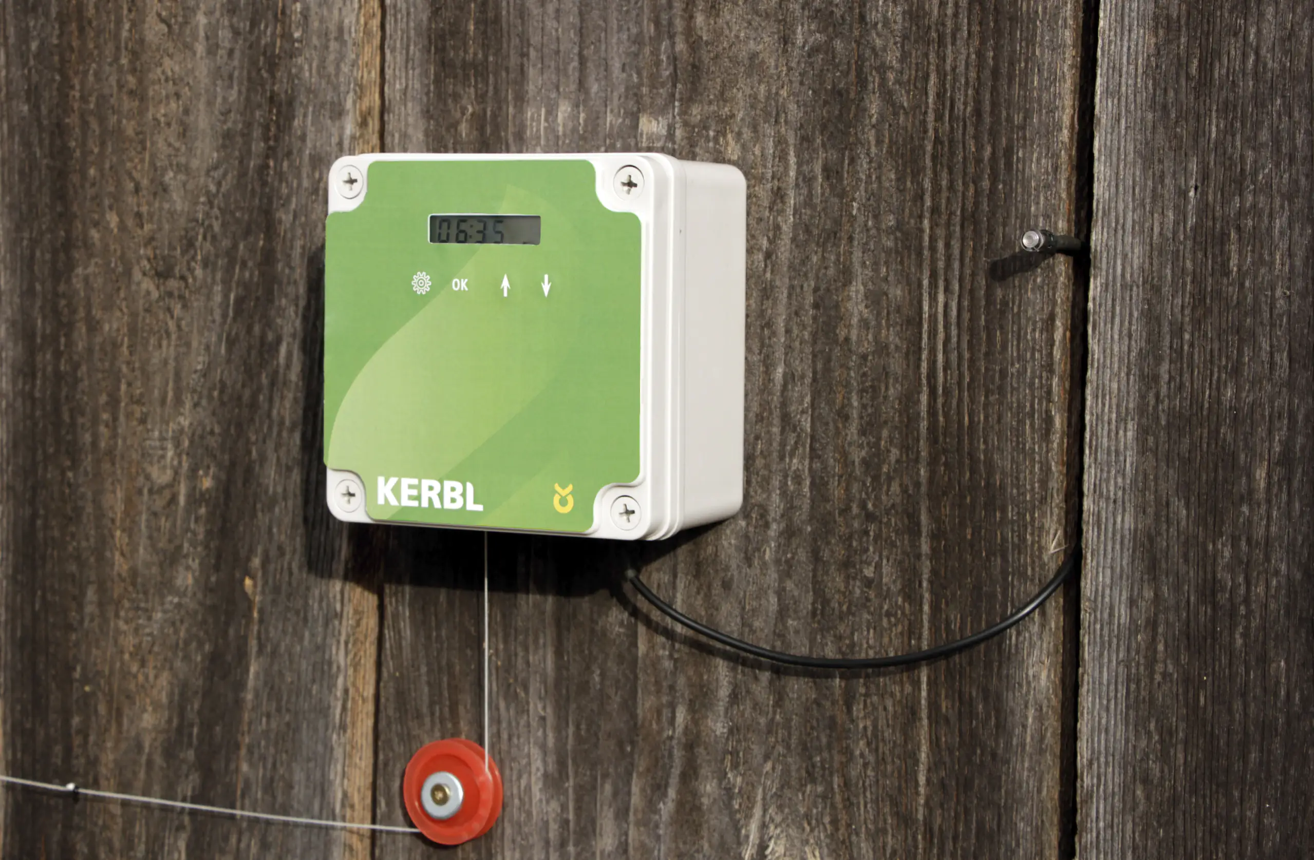 Kerbl Automatische Hühnertür LxB 300x400 mm mit Schieber und Steuerung