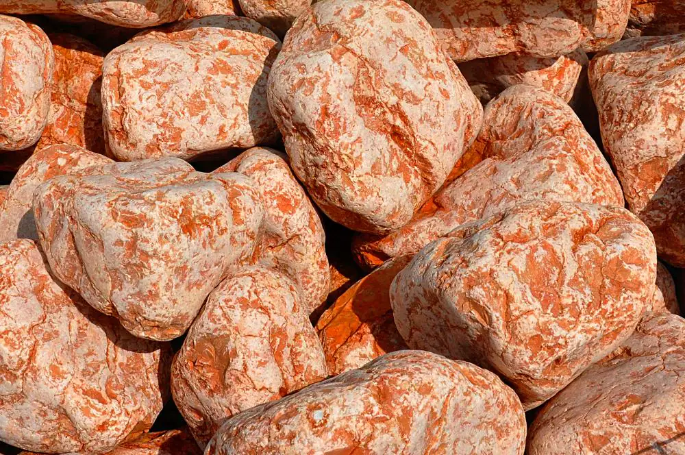 Rundstein Rosso Verona 100 - 300 mm rot 1 Stück