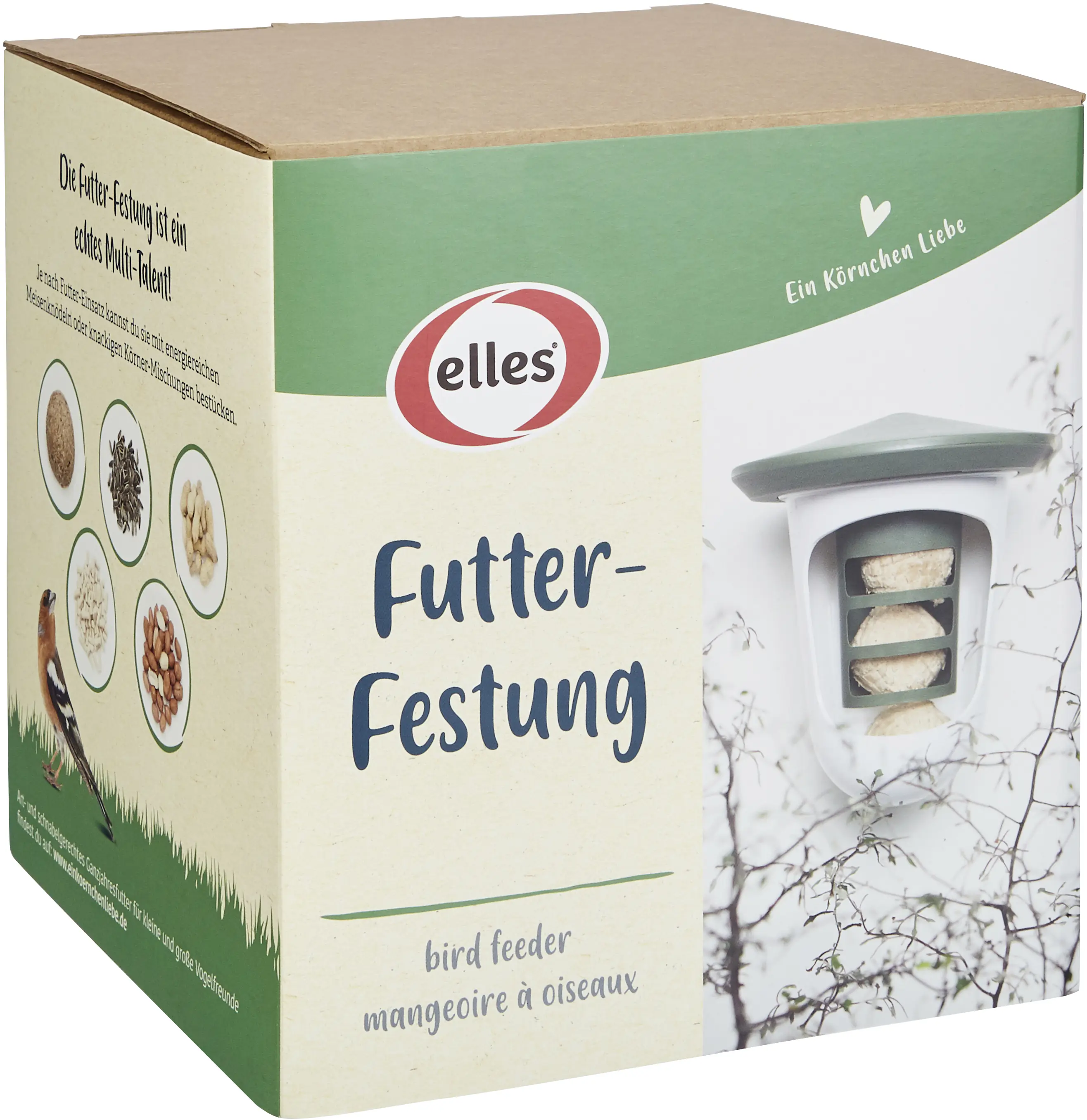 Elles Vogelfutterspender Futter-Festung