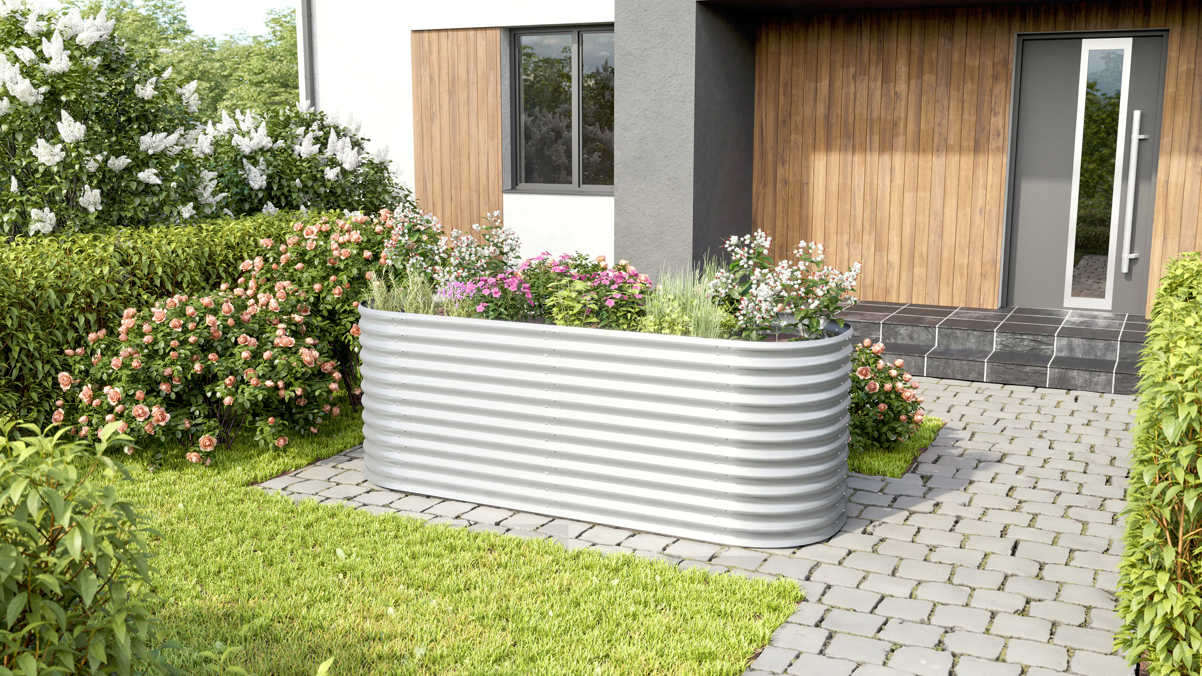 Vitavia Erweiterung Stretched zu Hochbeet 858 80 x 86 cm aluminium