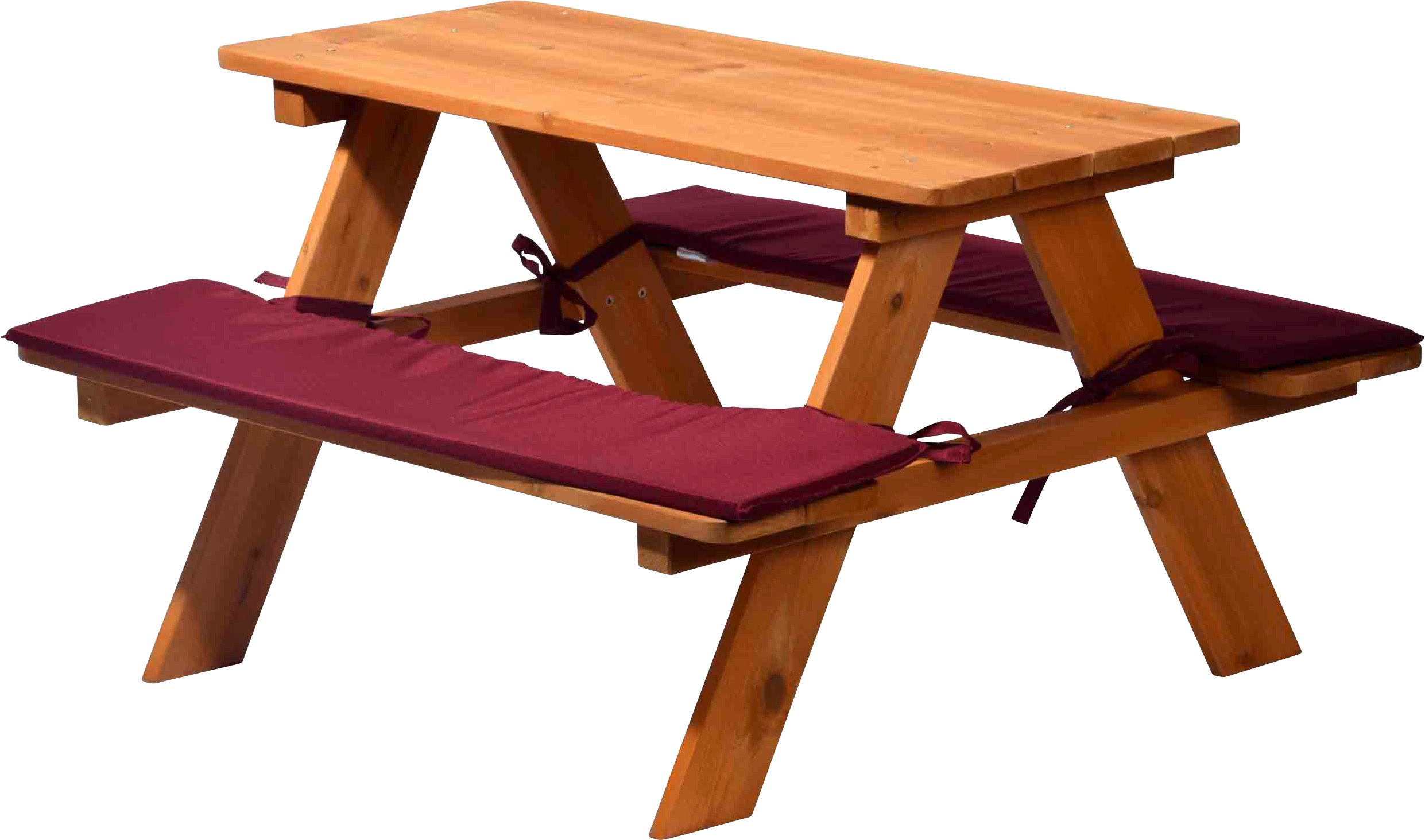 Dobar Sitzbank für Kinder mit Tisch rot-braun 89 x 79 x 50 cm Dobar Sitzbank für Kinder mit Tisch rot-braun 89 x 79 x 50 cm
