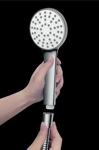 Trendline Handbrause 1 Strahlart Water Simple wassersparend chrom/weiß 