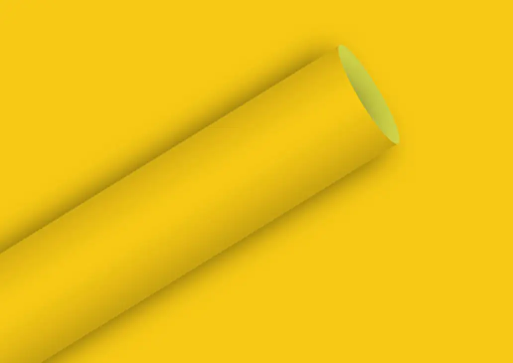 Braun & Company Geschenkpapier gelb 2 m x 70 cm