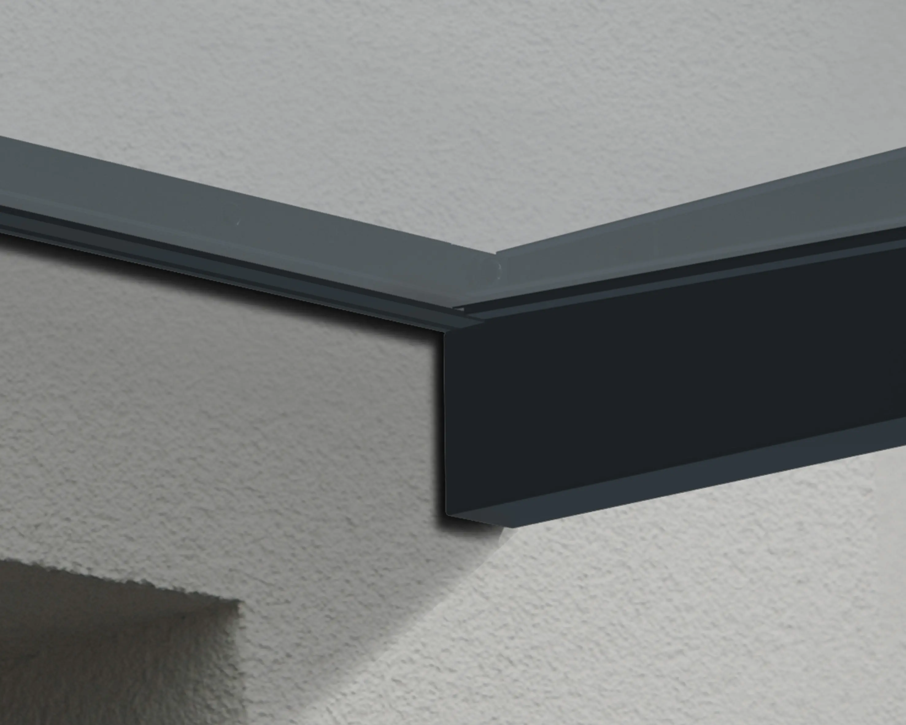 Canopia Vordach Sophia 1600 Grau Alu 160 x 95 cm Canopia Vordach Sophia 1600 Grau Alu 160 x 95 cm