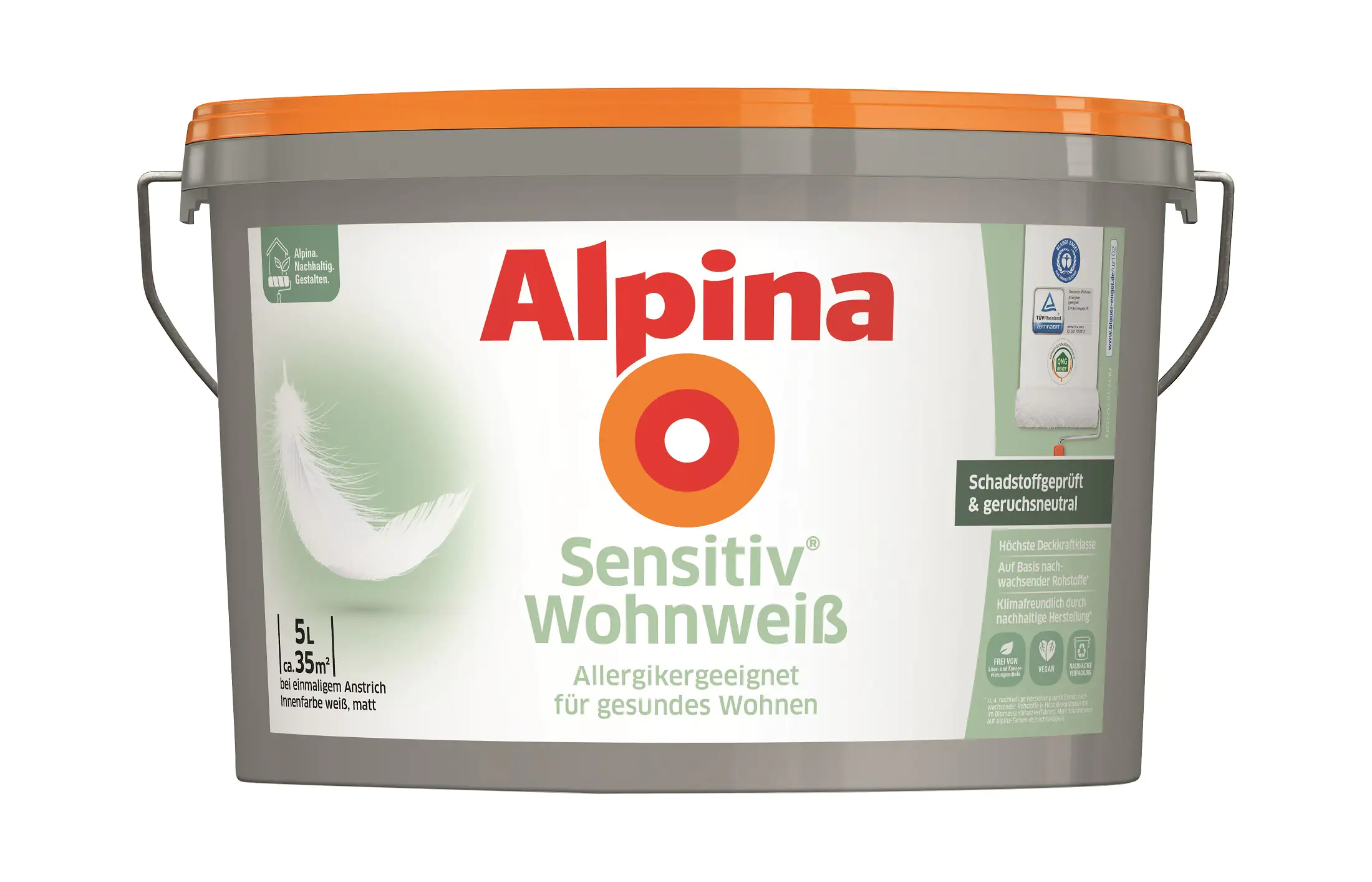 Alpina Sensitiv Wohnweiß 5 L 