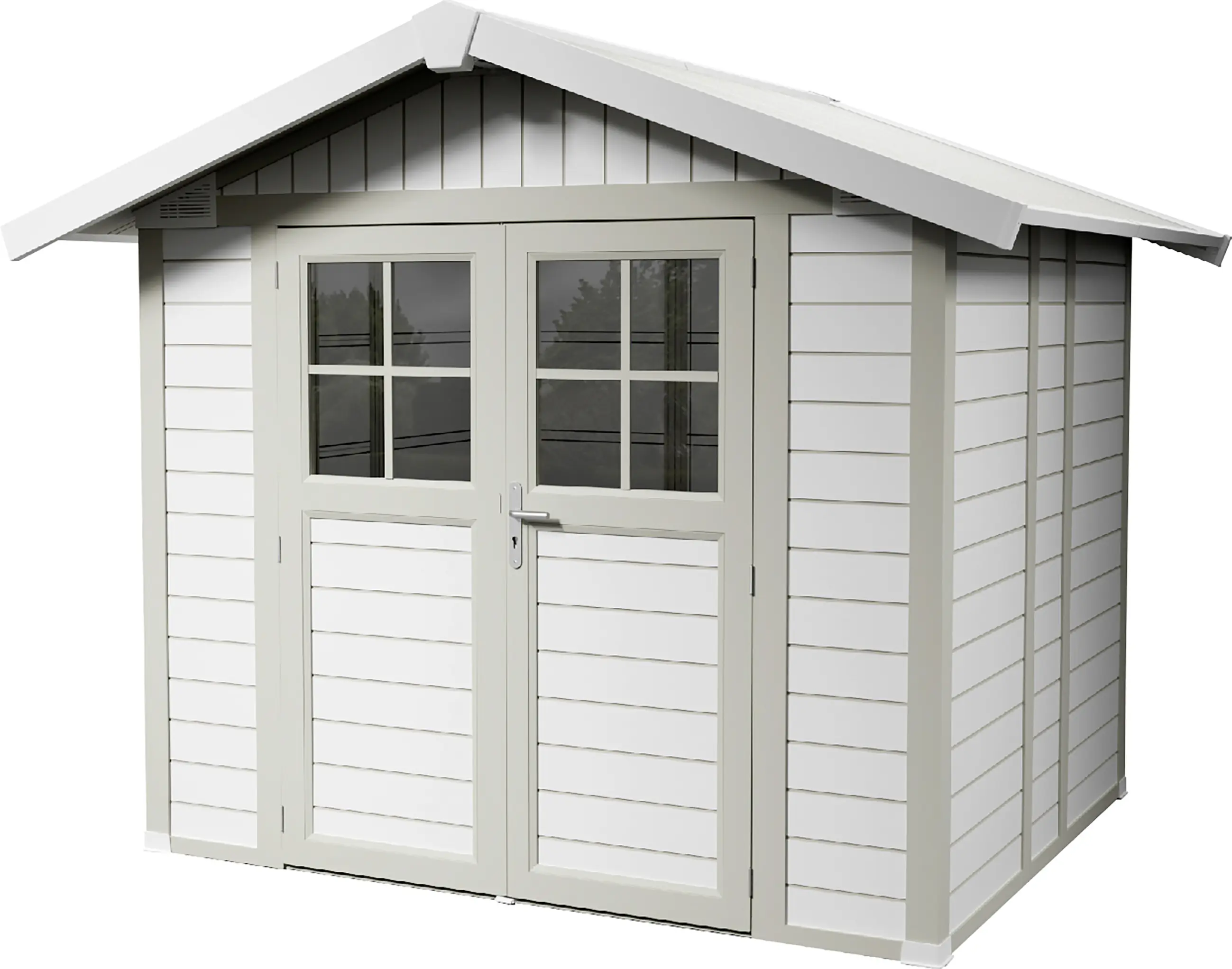 Grosfillex Gartenhaus Deco H 4,9 295 x 261 cm (inkl. Dachüberstand)