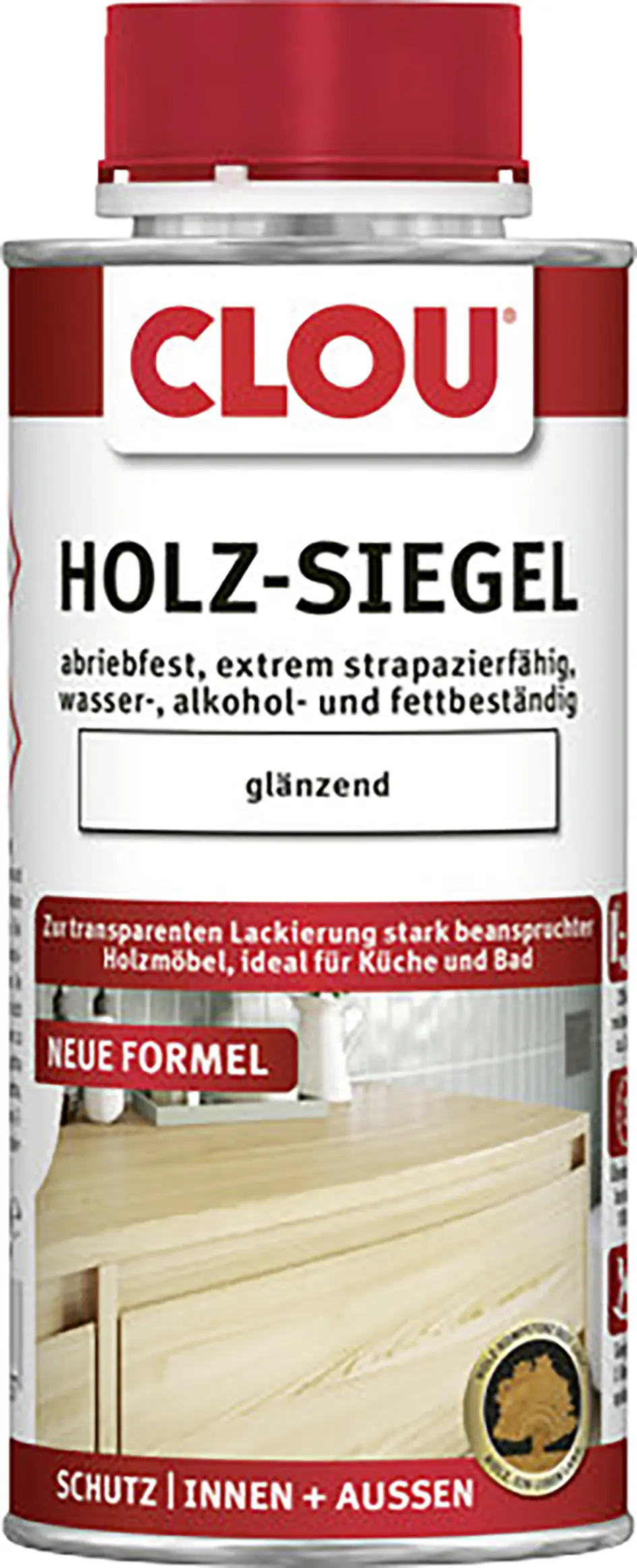 Clou Holz-Siegel 250 ml glänzend transparent