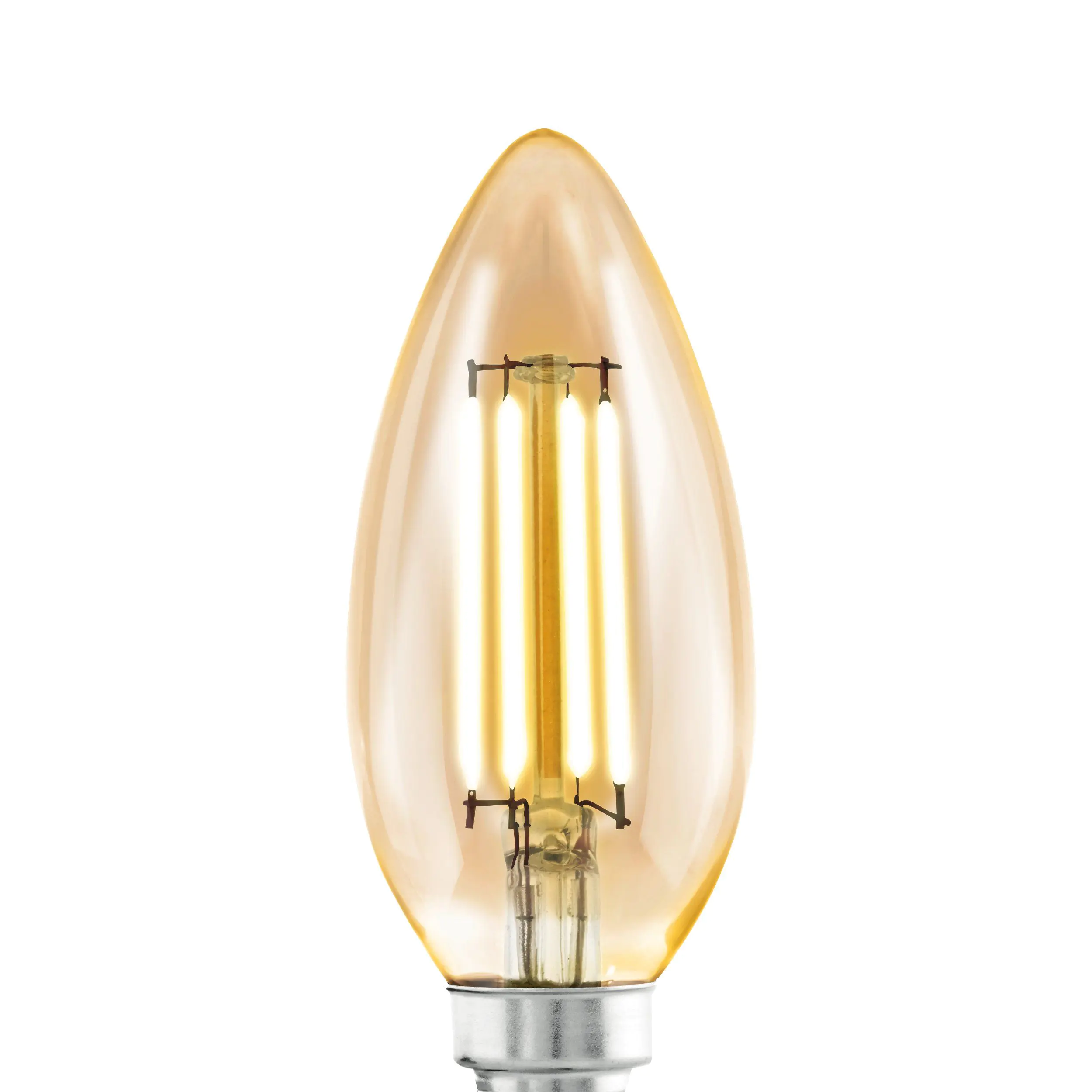 Eglo LED Leuchtmittel C35 E14 Kerzenform 4 W warmweiß amber Eglo LED Leuchtmittel C35 E14 Kerzenform 4 W warmweiß amber