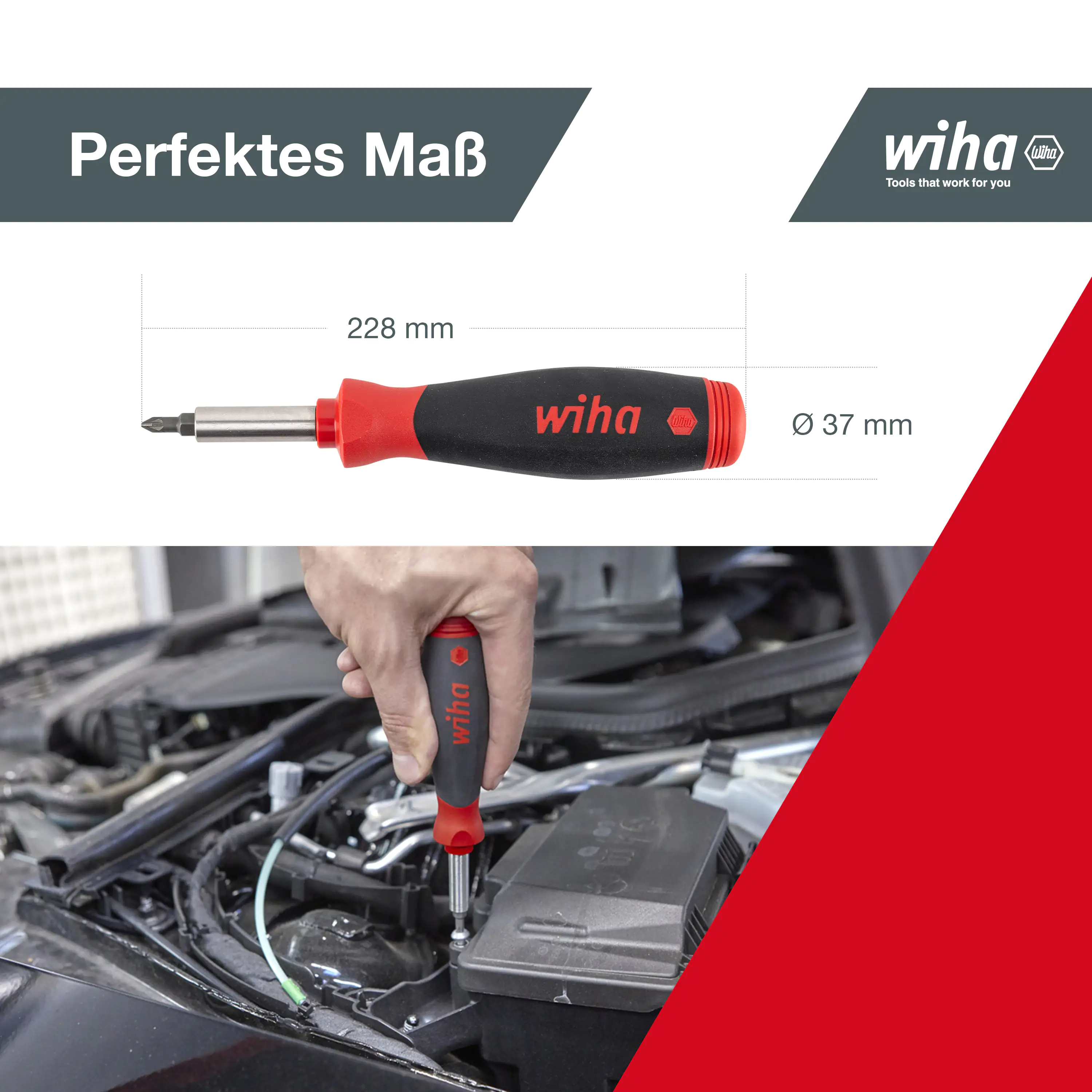 Wiha Schraubendreher Set PocketMax magnetic 8-teilig mit verstaubaren Bit Set Wiha Schraubendreher Set PocketMax magnetic 8-teilig mit verstaubaren Bit Set