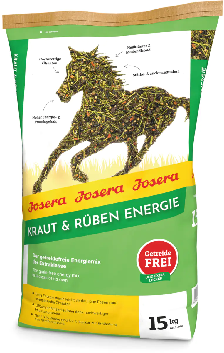 Josera Pferdefutter Kraut & Rüben Energie 15 kg