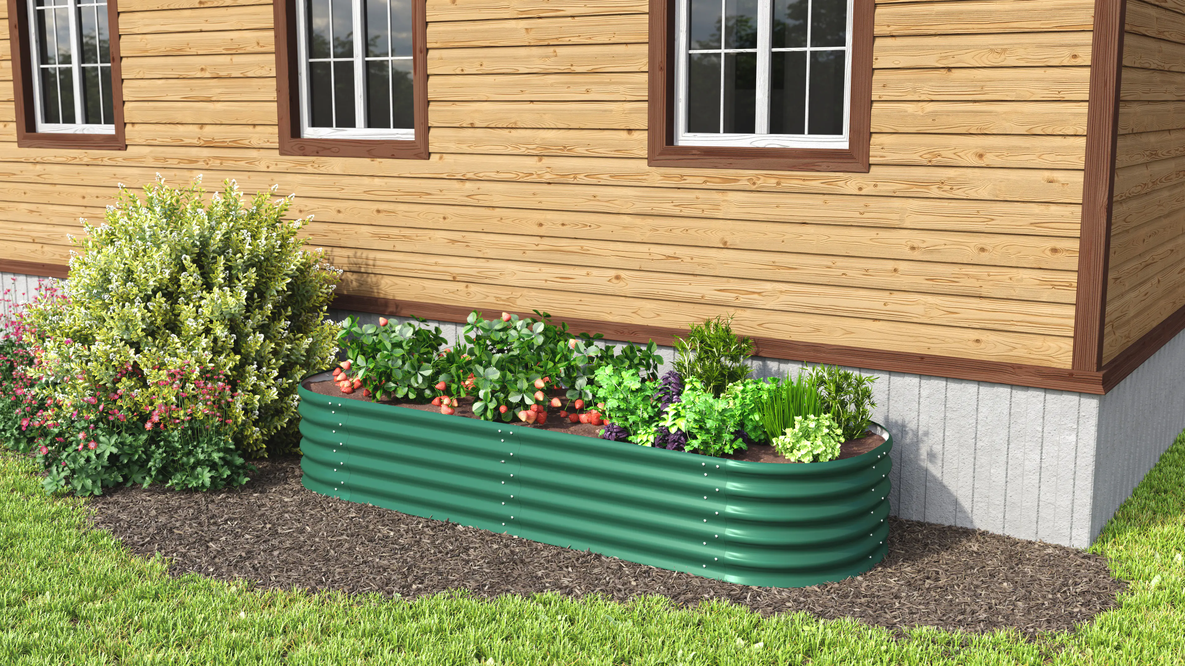 Vitavia Erweiterung Stretched zu Hochbeet 401 80 x 40 cm seegras