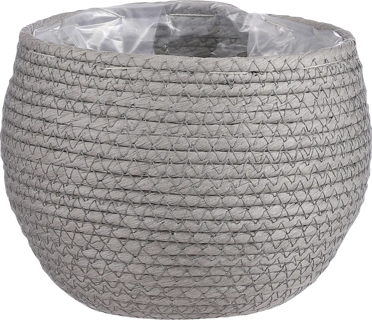 Mica Übertopf Korb Jorck Ø 18 x 15 cm grau