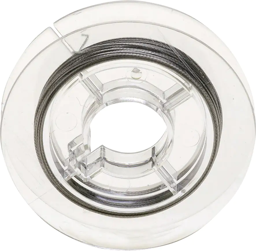 Glorex Edelstahldraht nylonbeschichtet 0,38 mm silberfarben, 5 m