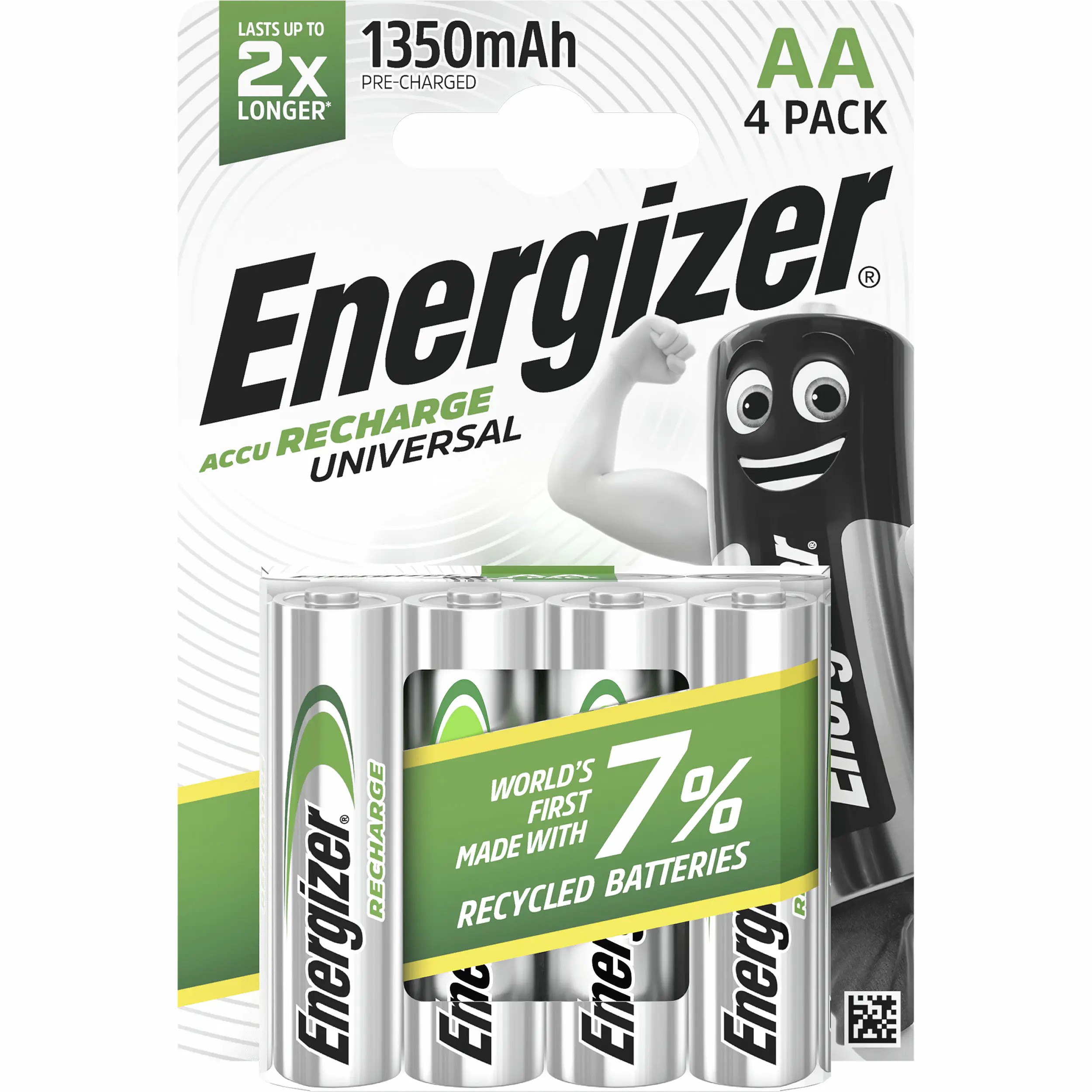 Energizer NiMH Akku Universal Mignon AA 1.300 mAh 4er Pack