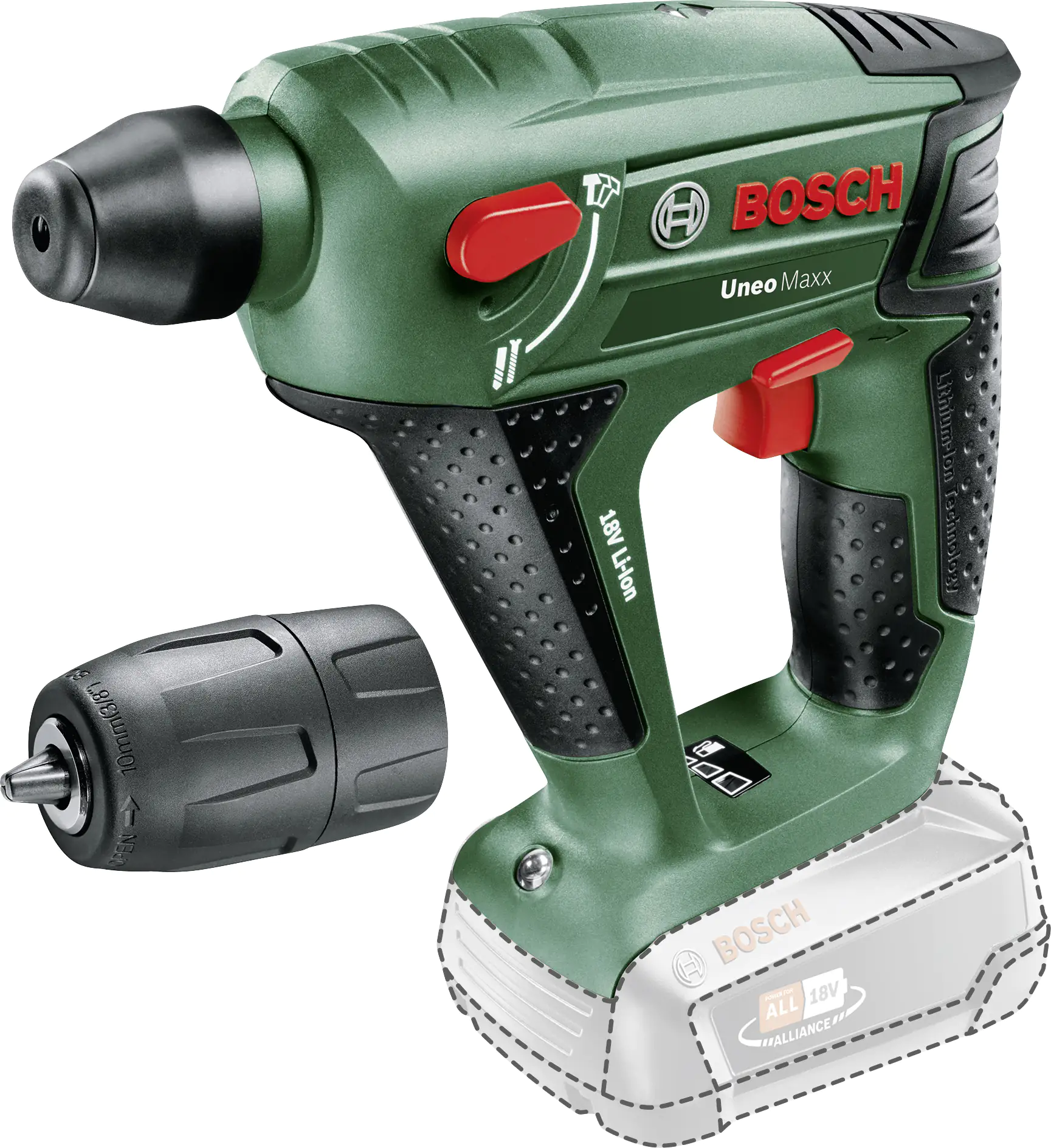 Bosch Akku-Bohrhammer UNEO Maxx 18 V 2.5 Ah Solo Bosch Akku-Bohrhammer UNEO Maxx 18 V 2.5 Ah Solo