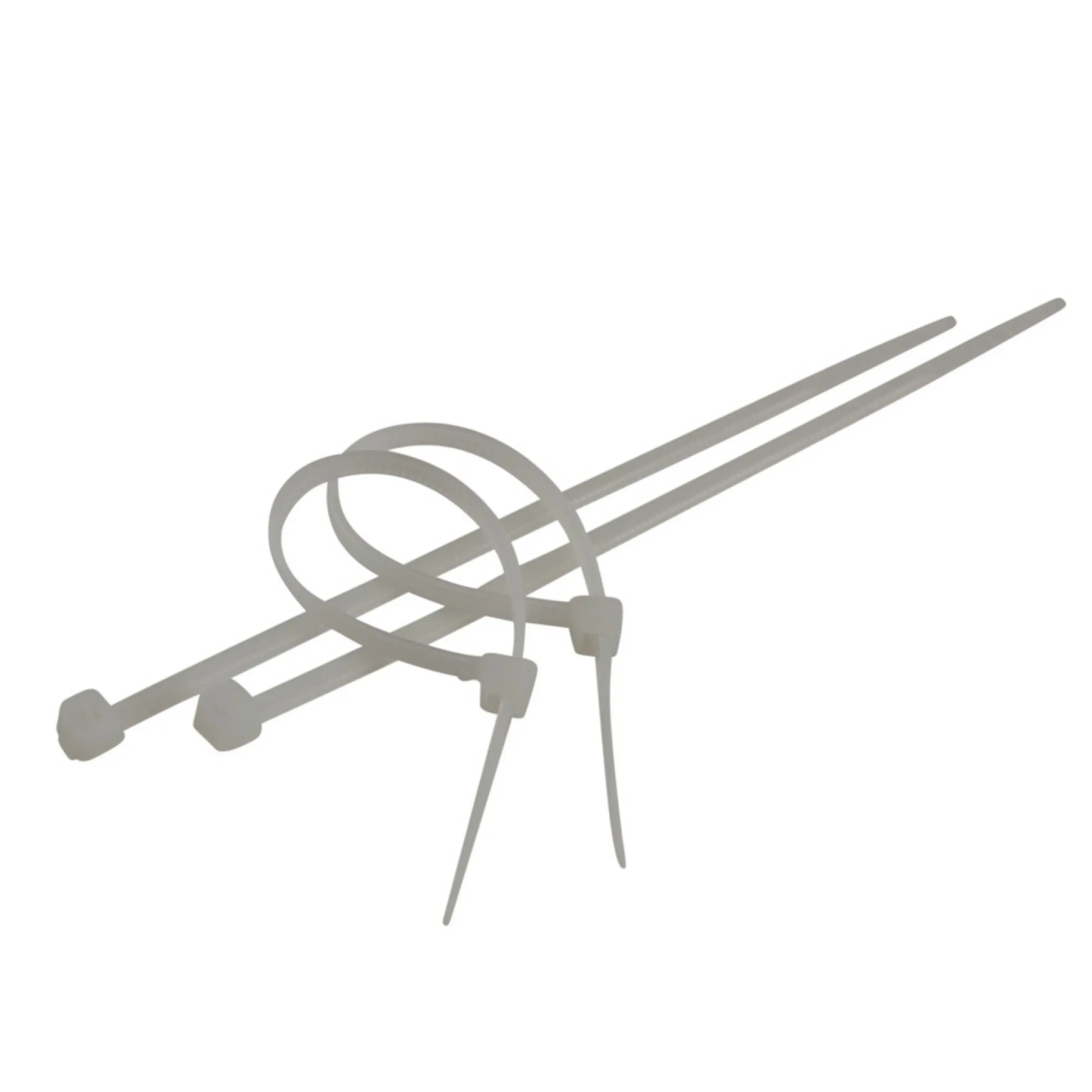 Kabelbinder 2,5 x 100 mm, 50 Stück, transparent