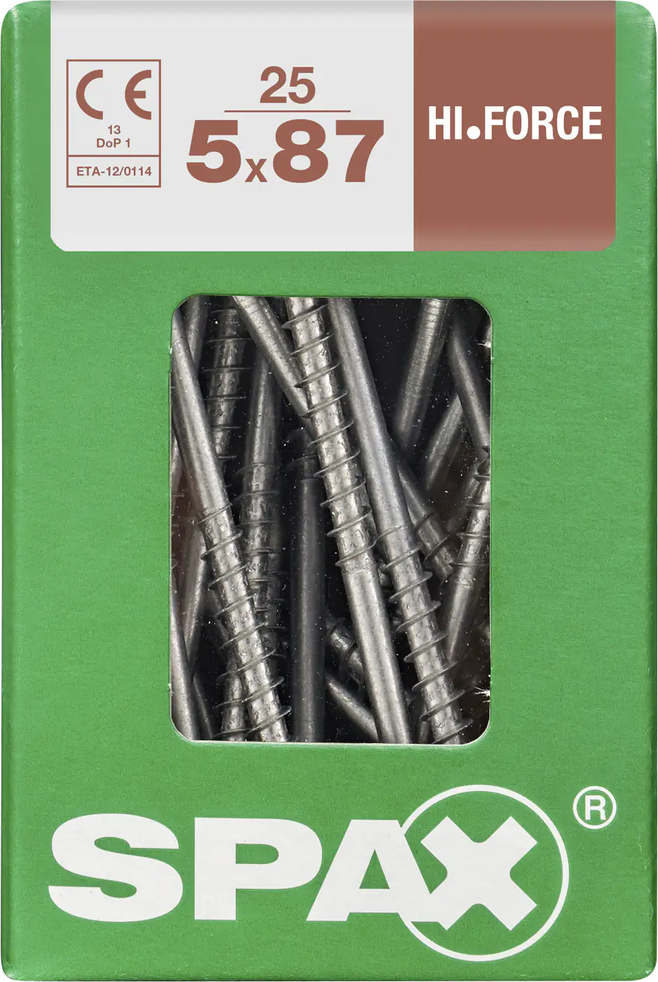 Spax Universalschrauben 5.0 x 87 mm TX 20 - 25 Stk.