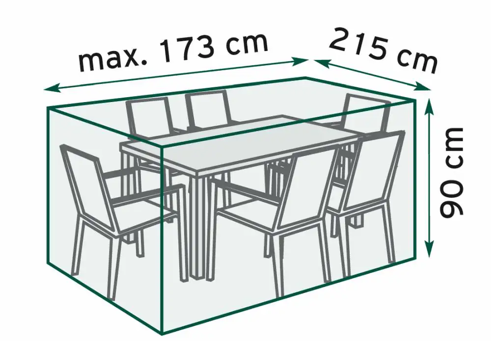 TrendLine Schutzhülle Basic 173x215cm für Sitzgruppen