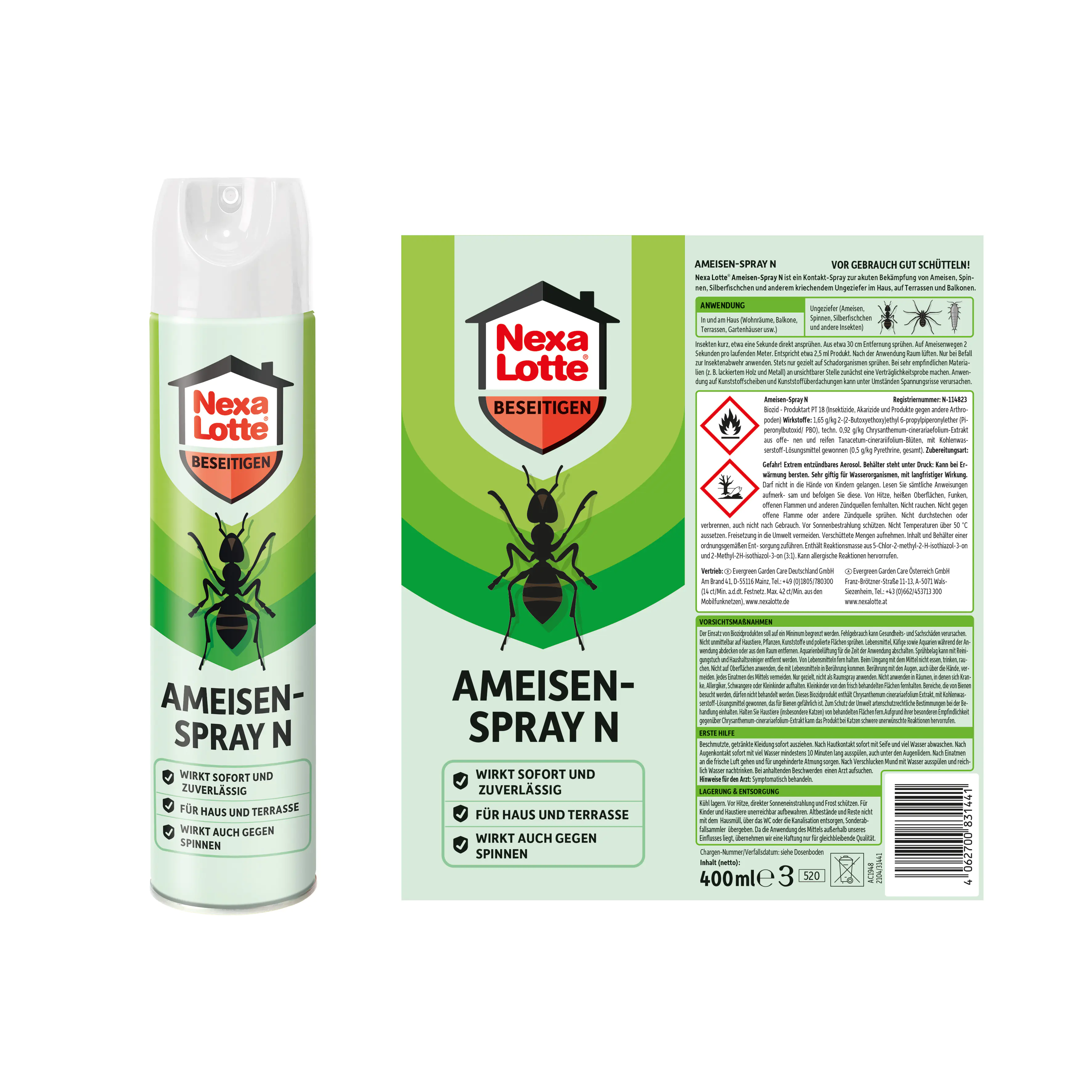 Nexa Lotte Ameisenspray N 400 ml