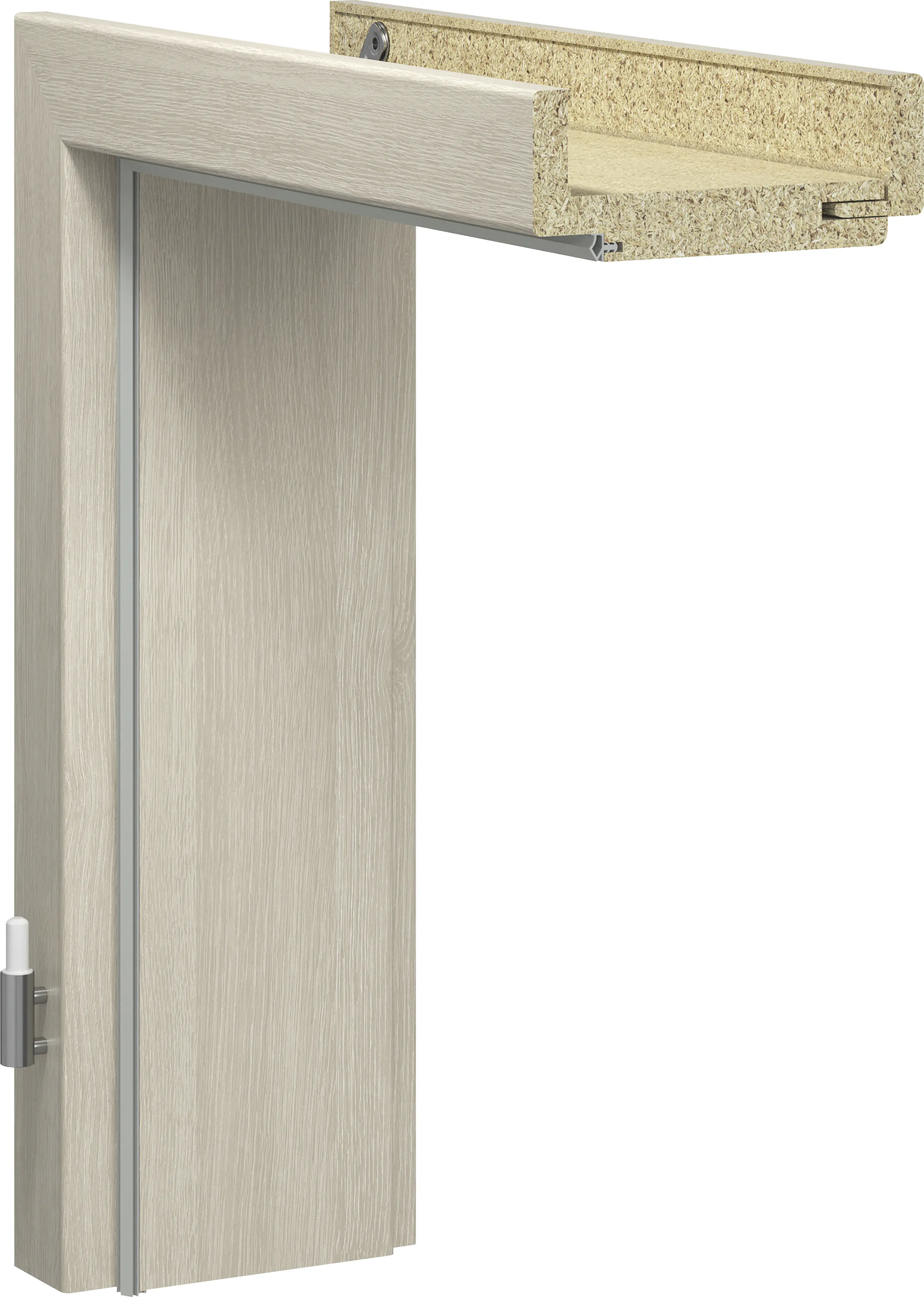 Getadoor Zarge CPL Platineiche 98,5 cm DIN links