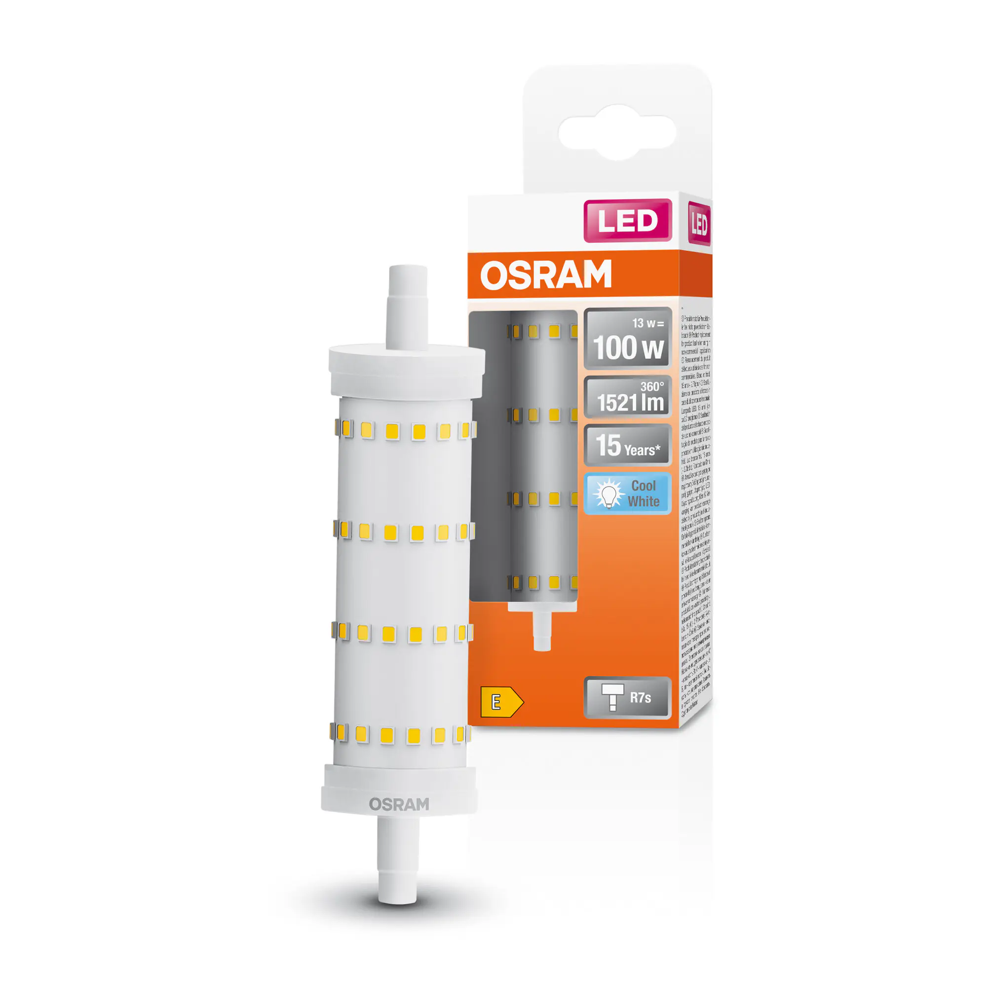 Osram LED Leuchtmittel Line 118  R7s 13 W kaltweiß