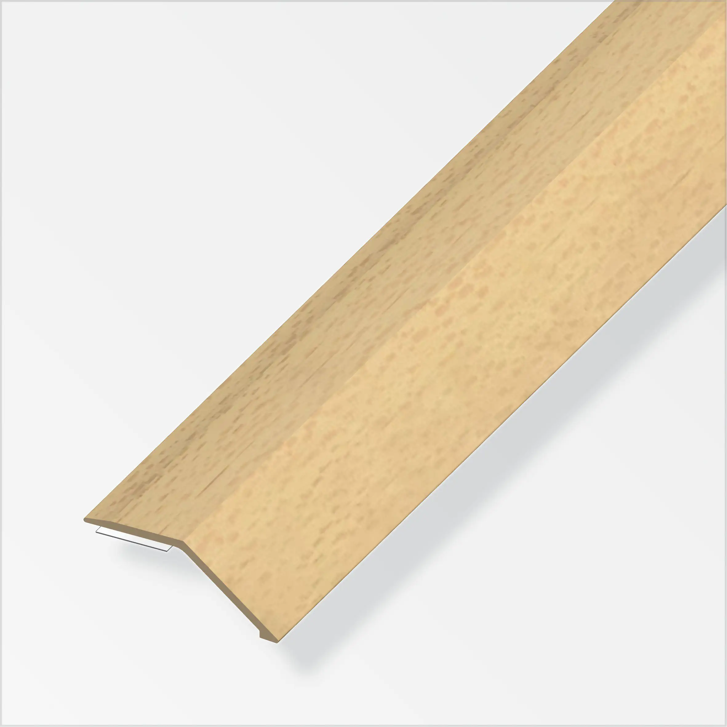 4001116886614 alfer Niveauausgleichs-Profil 1 m, 34 x 8 mm PVC (Kunststoff) glatt buche