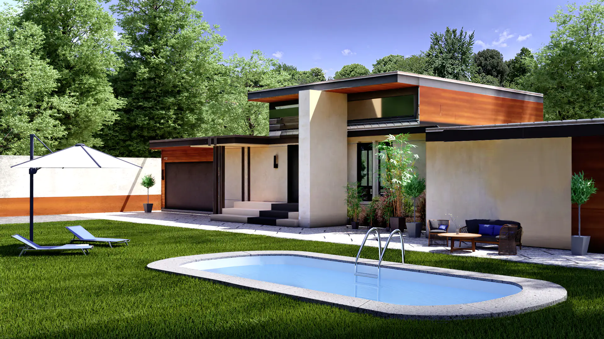 Gre Stahl-Einbaupool Madagascar oval 800 x 400 x 150 cm