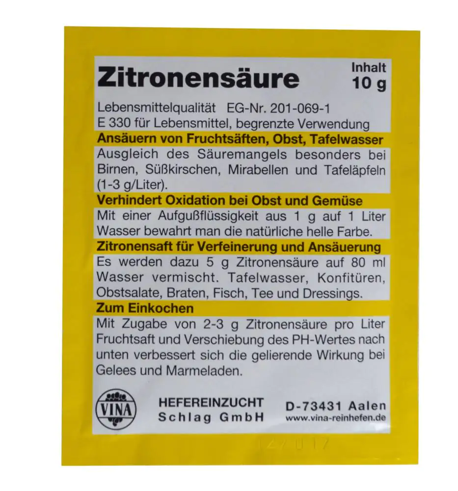 Vina Zitronensäure 10 g