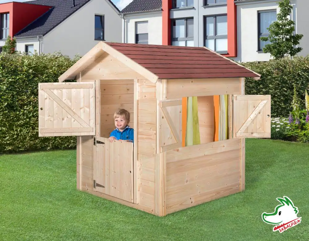 Weka Drachenhöhle Tabaluga 144 x 153 cm natur