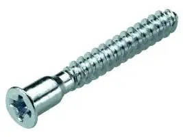 Hettich Verbindungsschraube Direkta verzinkt 6,3 x 50 mm - 16 Stück