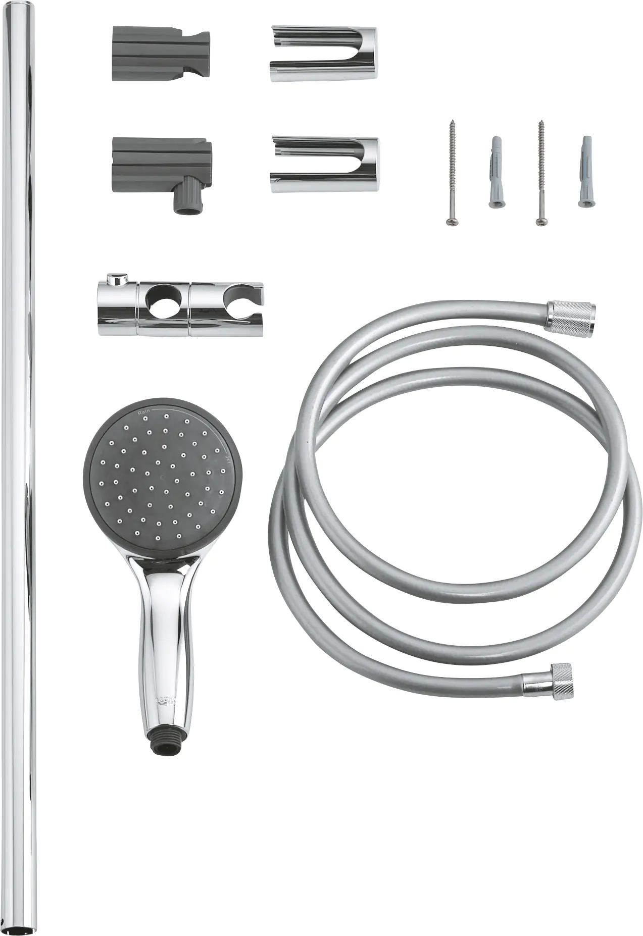 Grohe Brausestangenset Vitalio Start 100 2 Strahlarten, verchromt Grohe Brausestangenset Vitalio Start 100 2 Strahlarten, verchromt