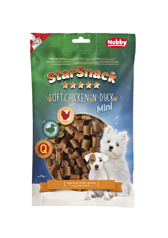 Nobby StarSnack MINI Chicken`n Duck 70 g