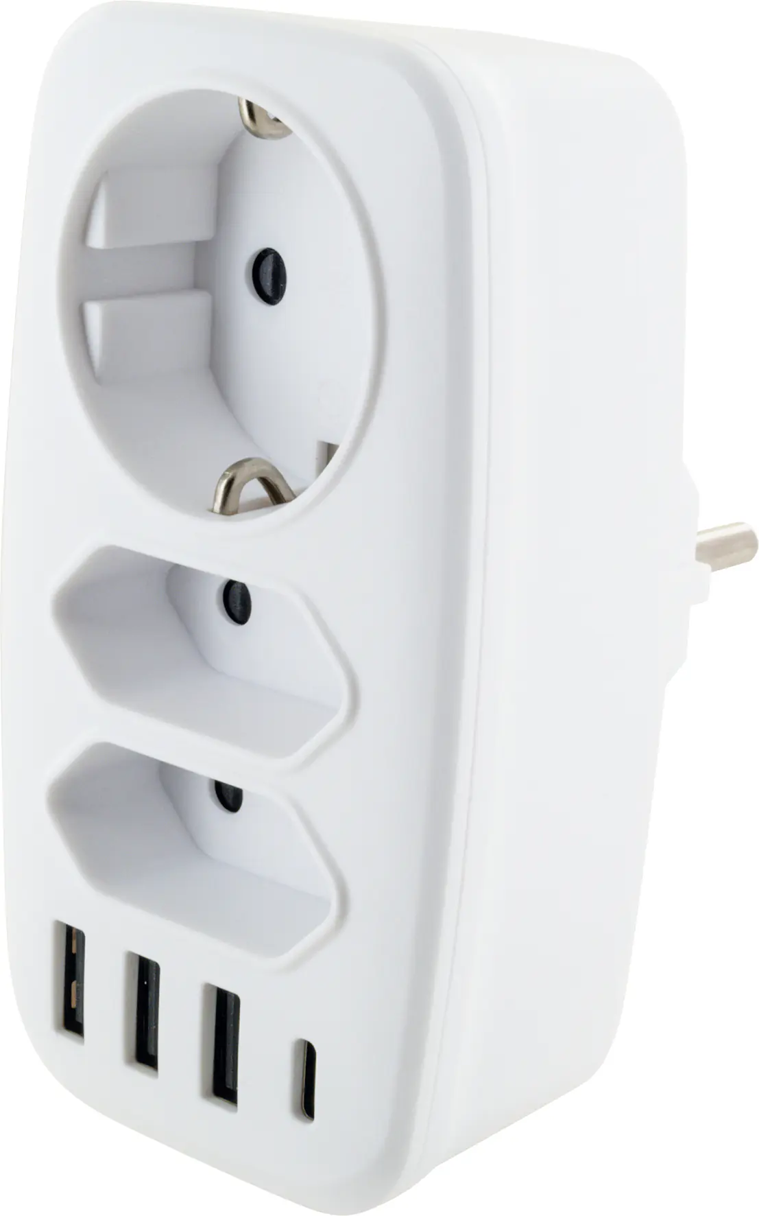 Schwaiger Steckdosenerweiterung Steckdosenleiste 3-fach mit 3 x USB