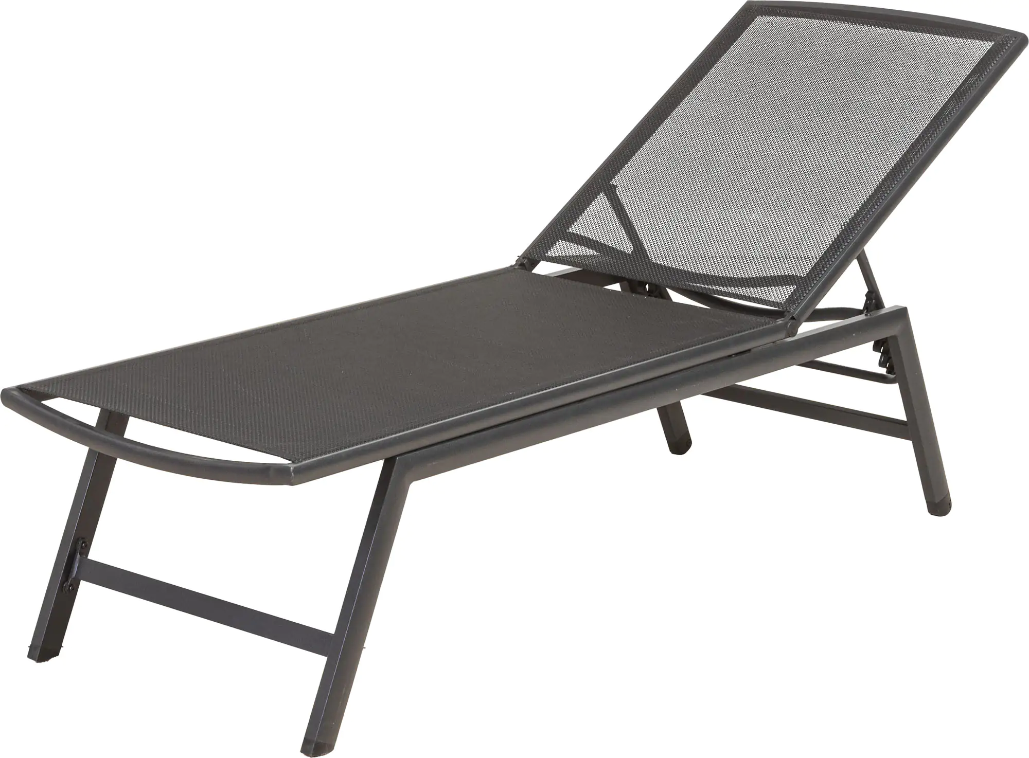 TrendLine Alu Sonnenliege Comfort Textilen Bespannung, schwarz TrendLine Alu Sonnenliege Comfort Textilen Bespannung, schwarz