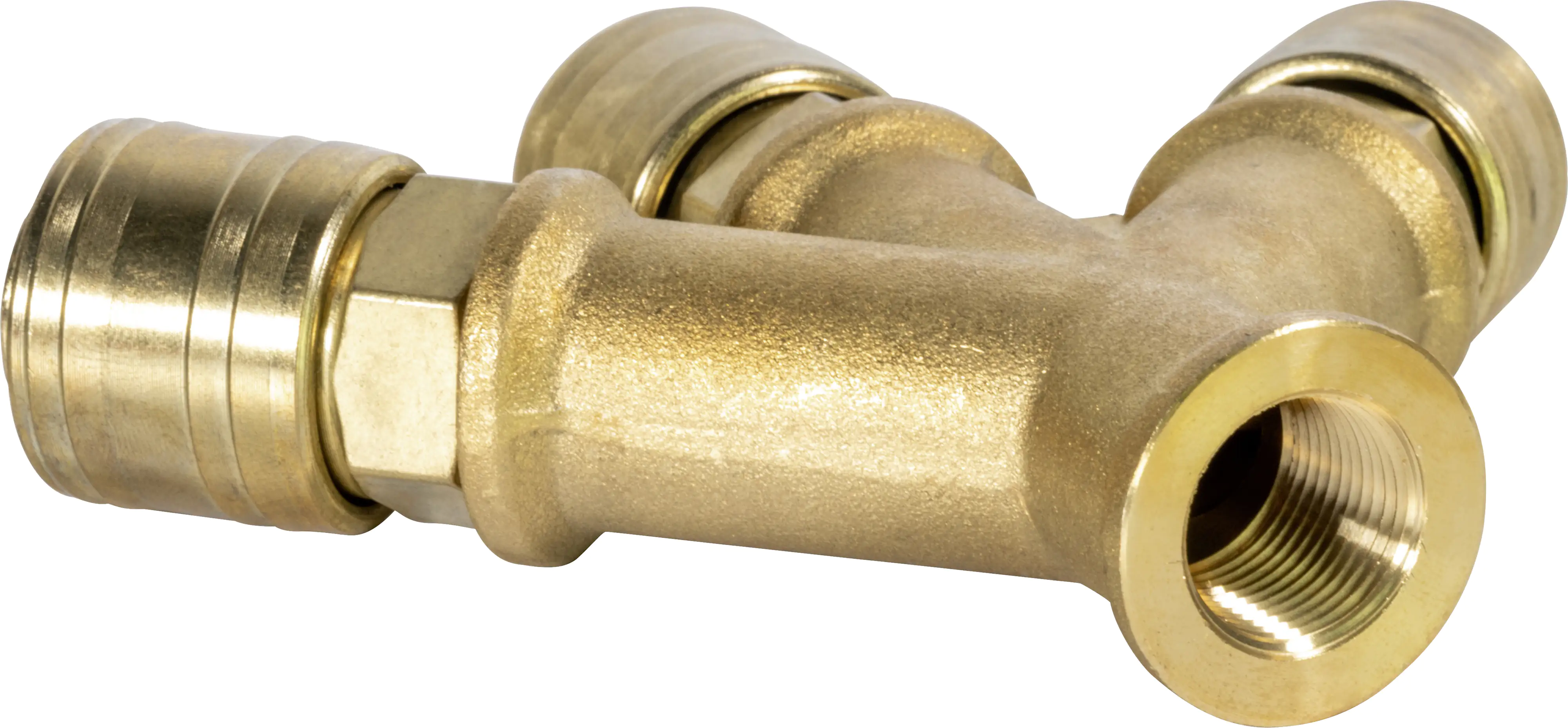 4015671411389_2875144 Güde Verteiler 9,53 mm 3/8" Innengewinde 3 Kupplungen