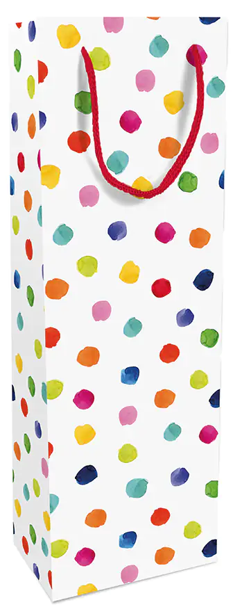 Braun & Company Geschenktragetasche Happy Dots 12 x 37 x 8 cm