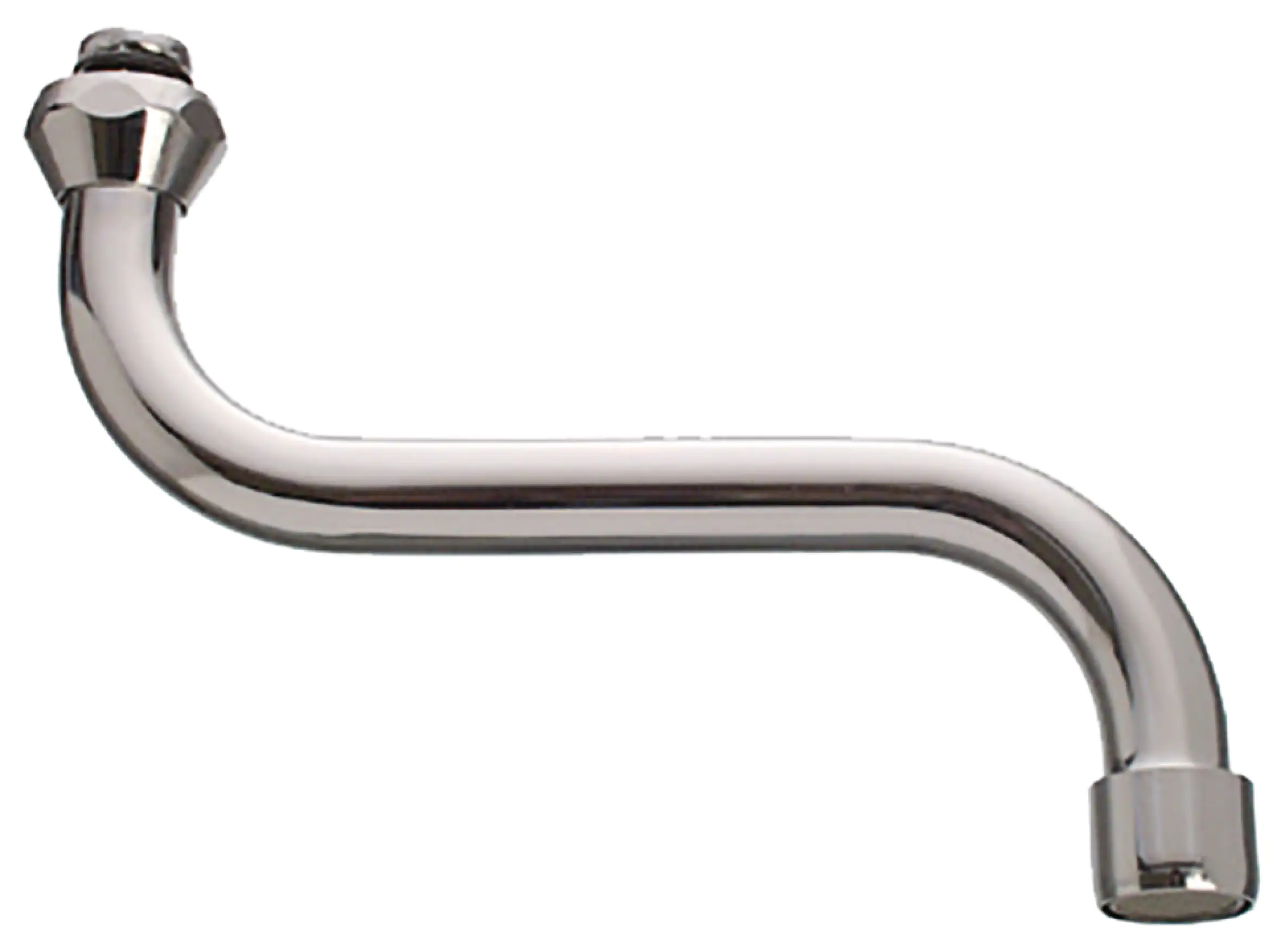 Cornat Rohrauslauf Messing verchromt, 3/4" IG, 200 mm, M22 x 1 IG